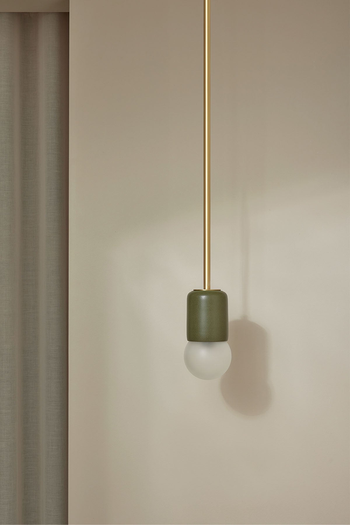 Terra 1 Pendant Light - Solid Rod - Marz DesignsMarz Designs