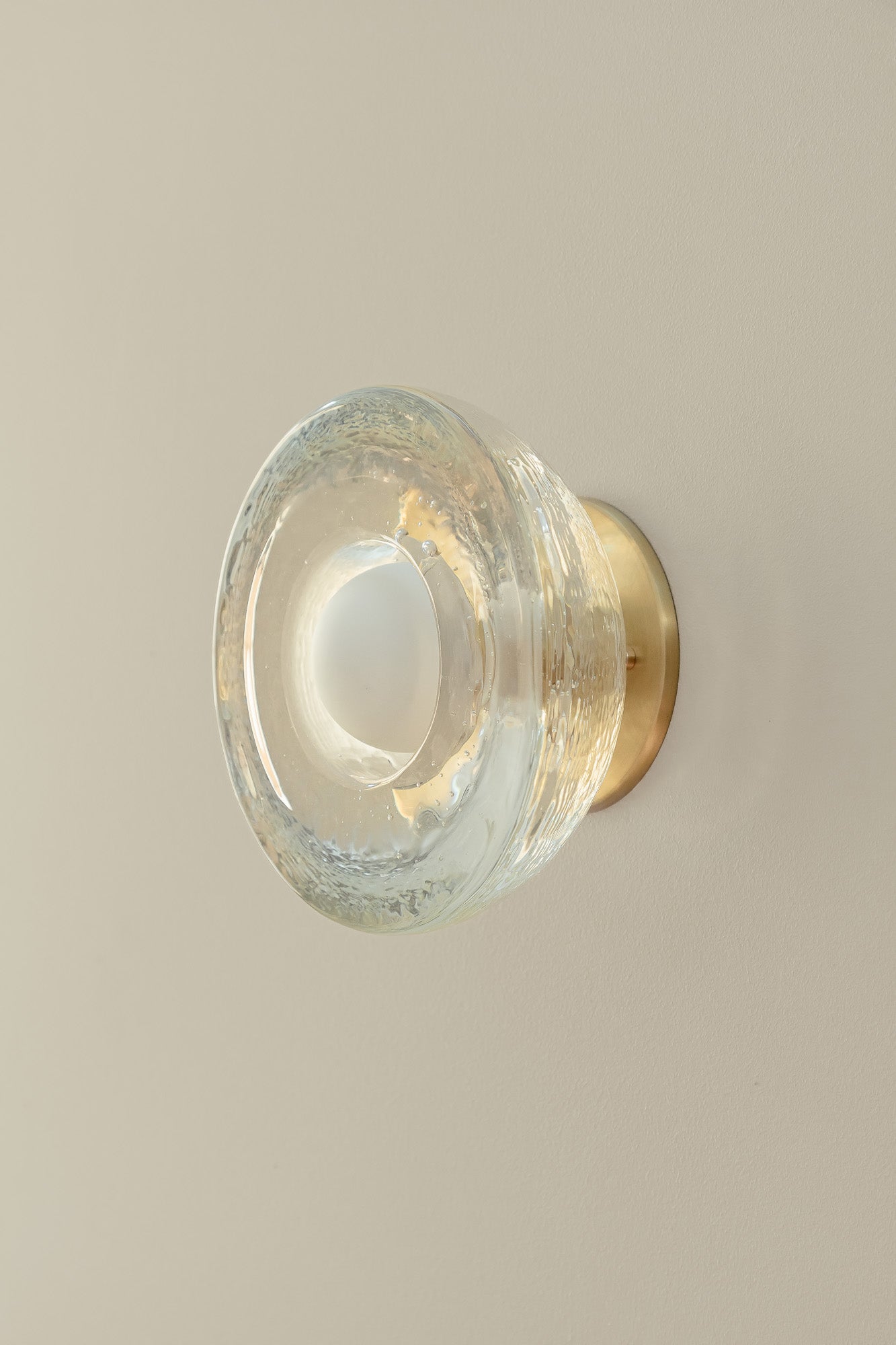 Aurelia Surface Sconce, Cast Glass