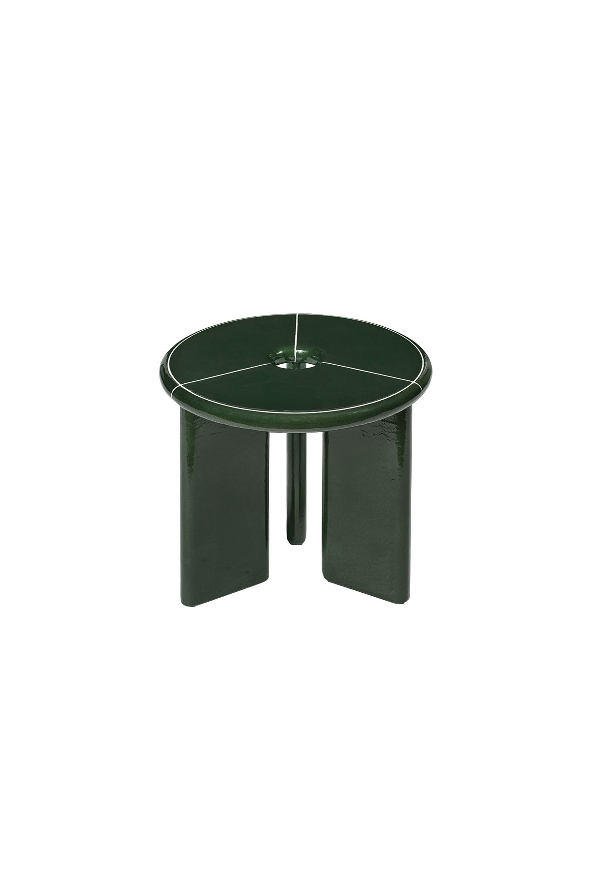 Ferm Living Deya Side Table - Dia 47 - Dark Green