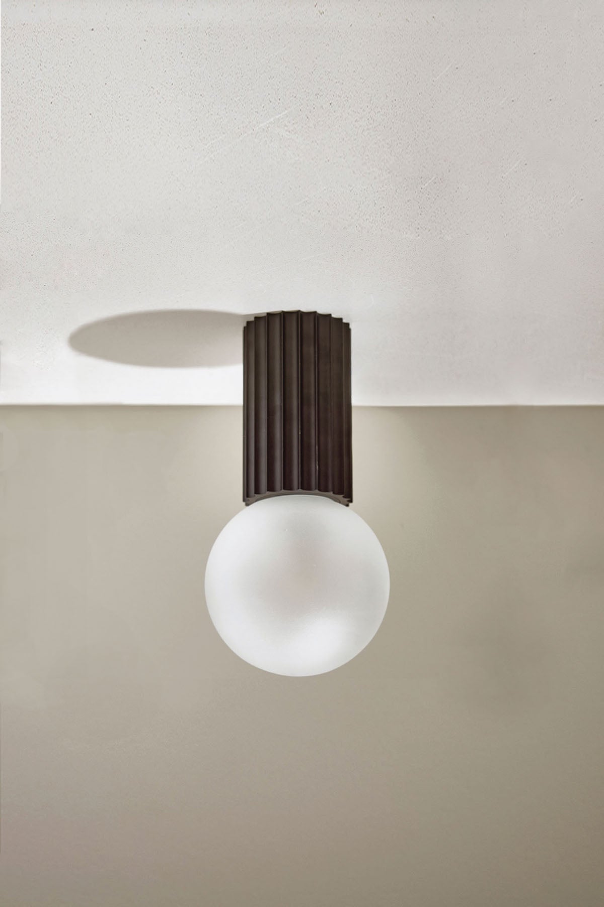 Attalos Ceiling Light, Spring Clip in Black