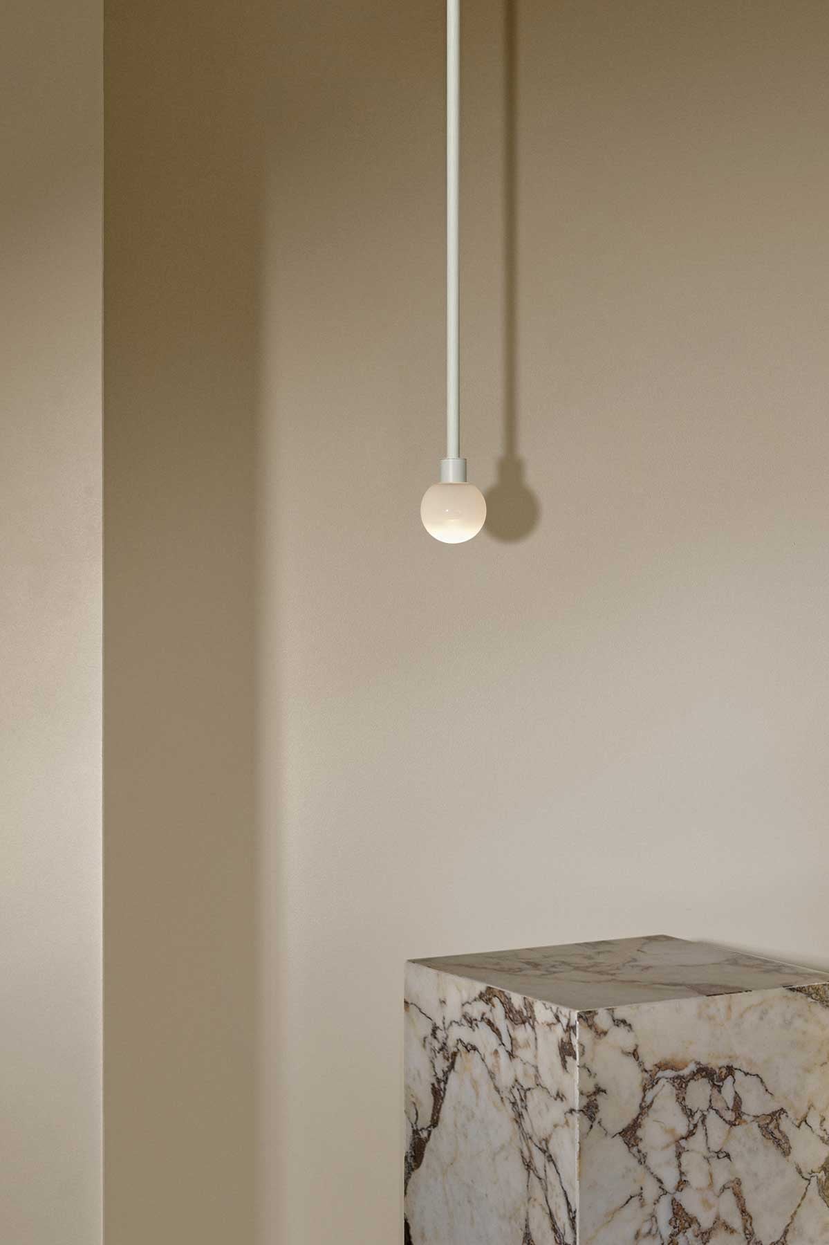 Orb Pendant Light · Solid Rod · Mini