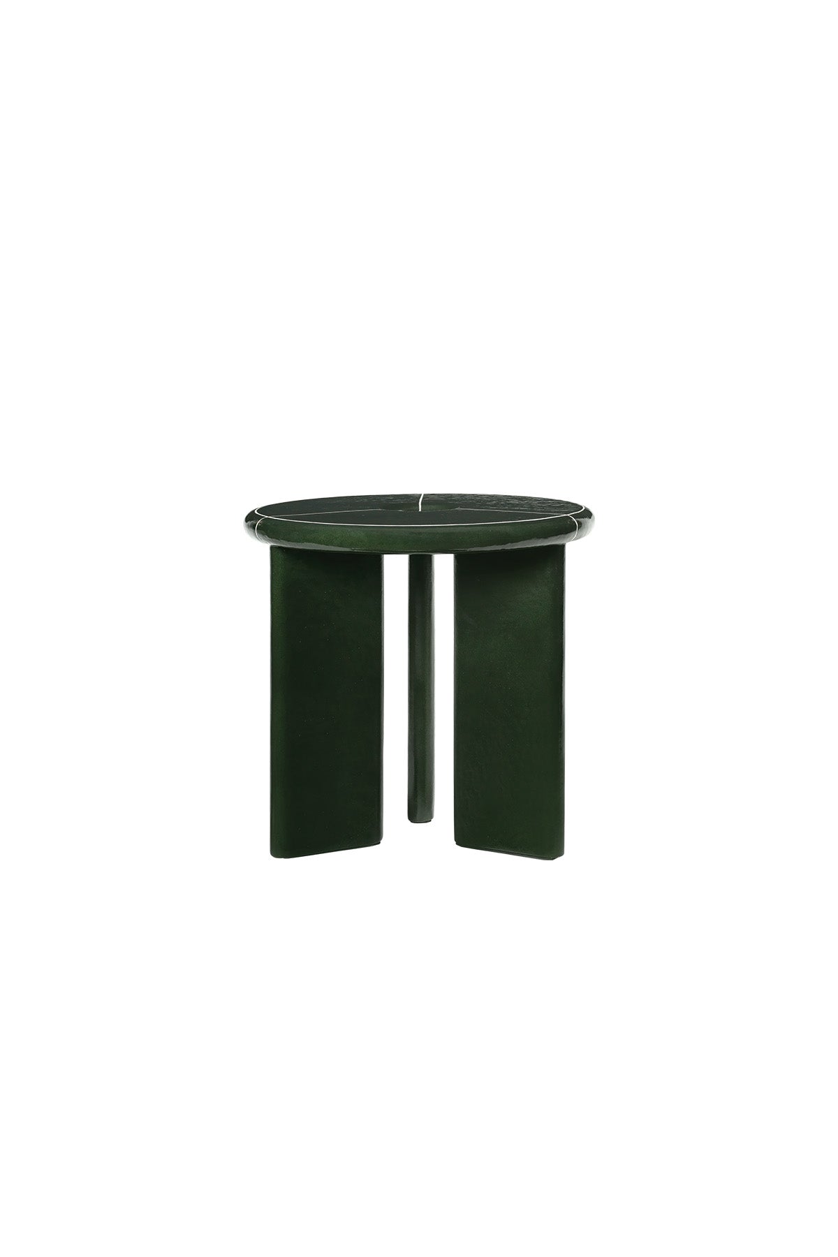 Ferm Living Deya Side Table - Dia 47 - Dark Green