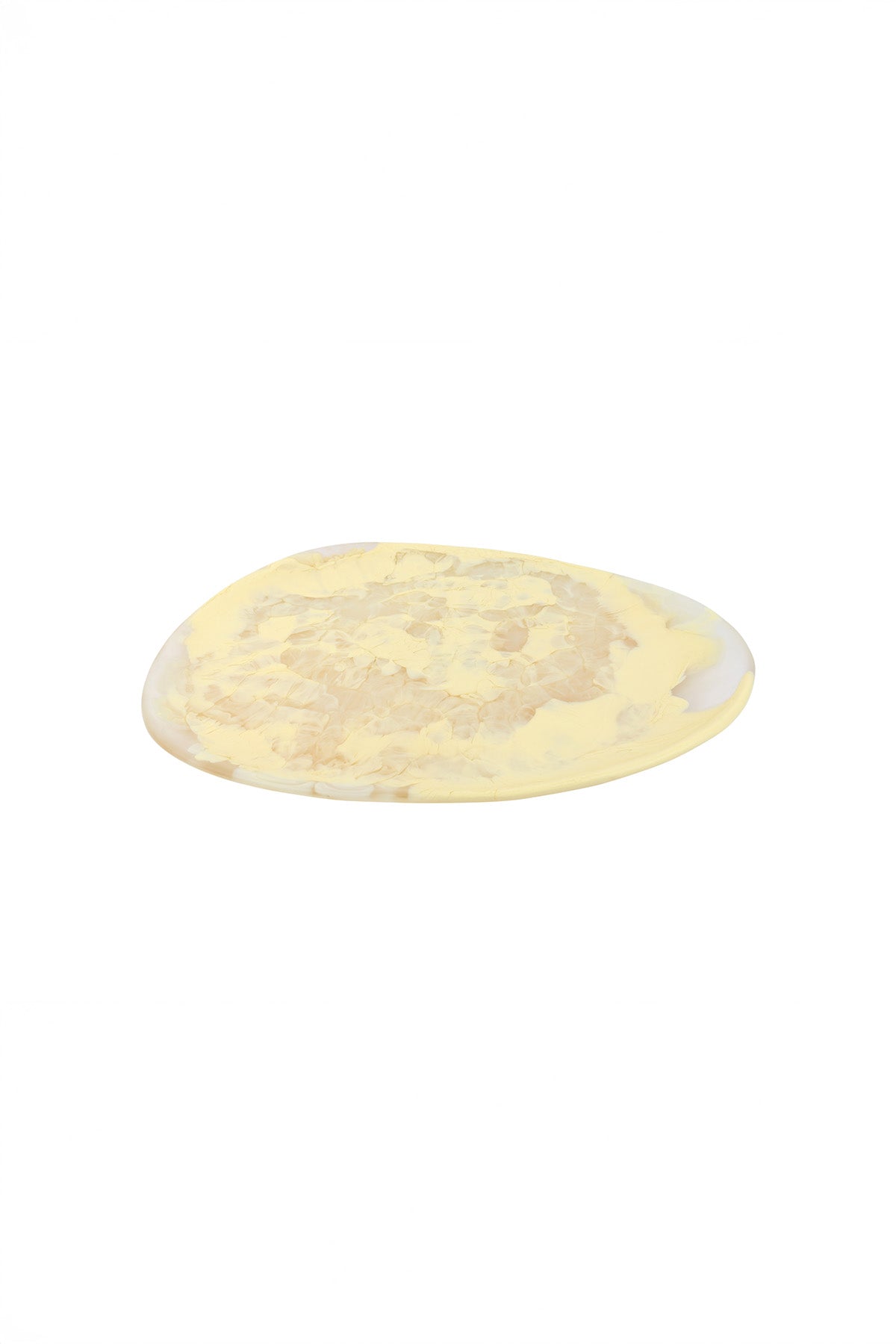 Dinosaur Designs - Large Pebble Platter - Lemon