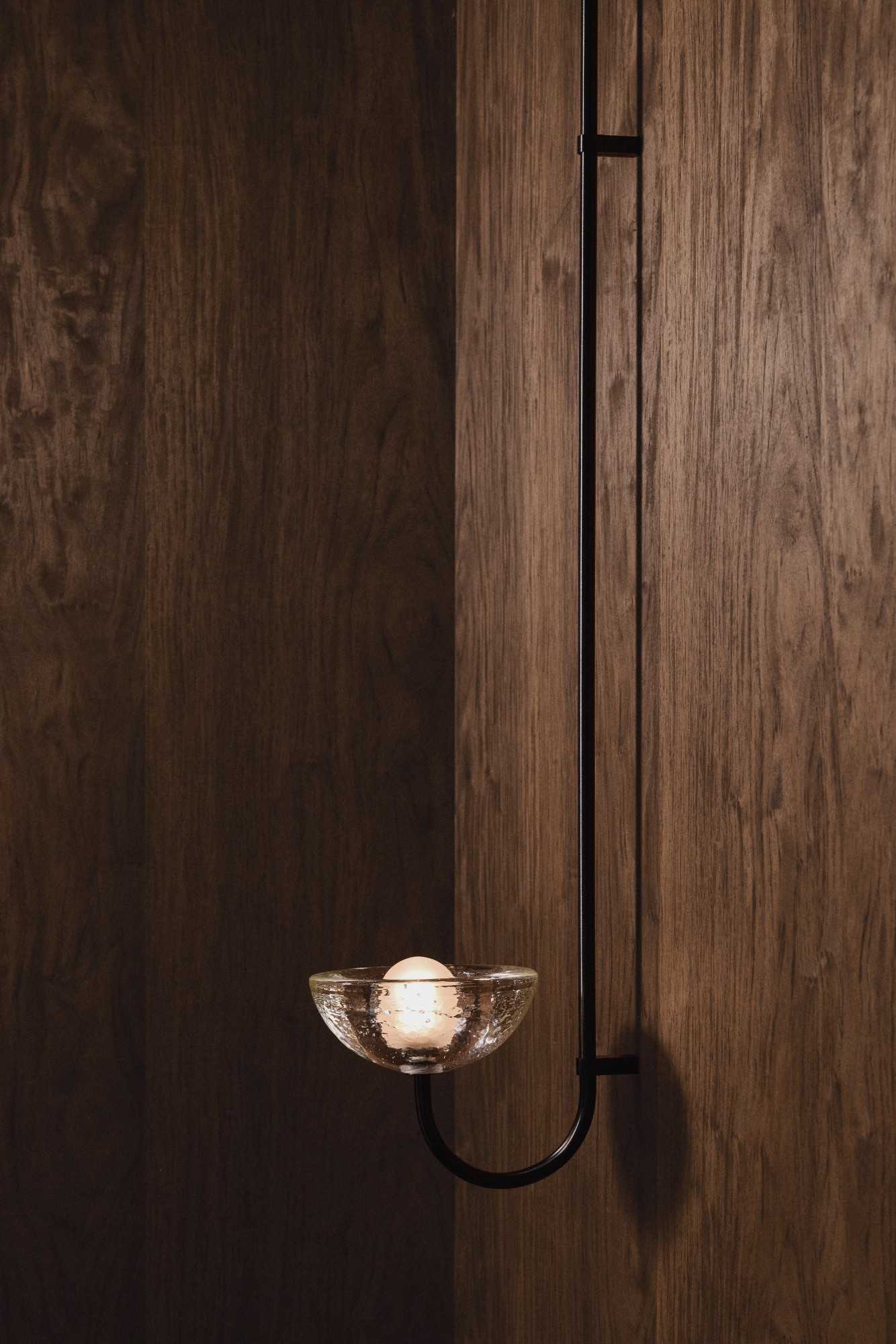 Aurelia Wall Light, Cast Glass