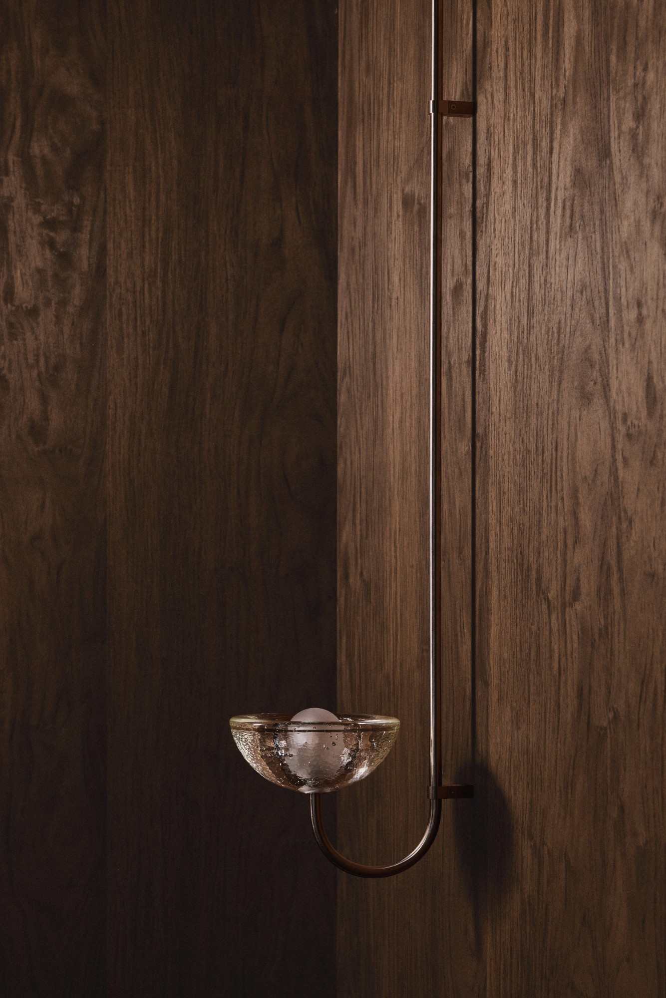Aurelia Wall Light, Cast Glass