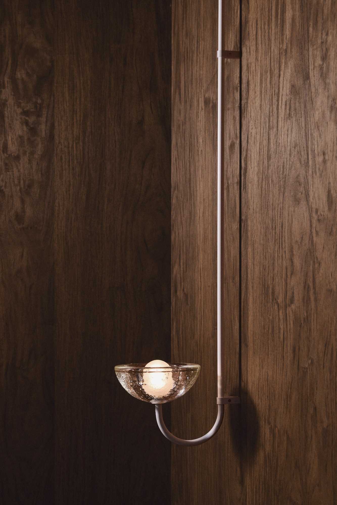 Aurelia Wall Light, Cast Glass
