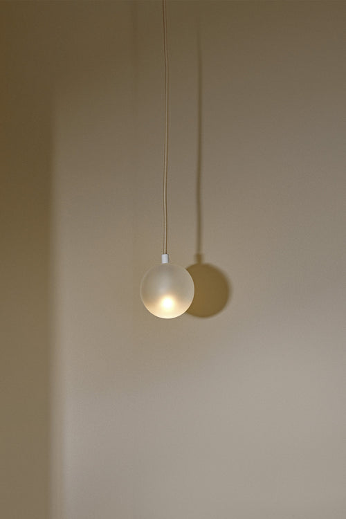 Orb Pendant Light, Small - Fabric Flex