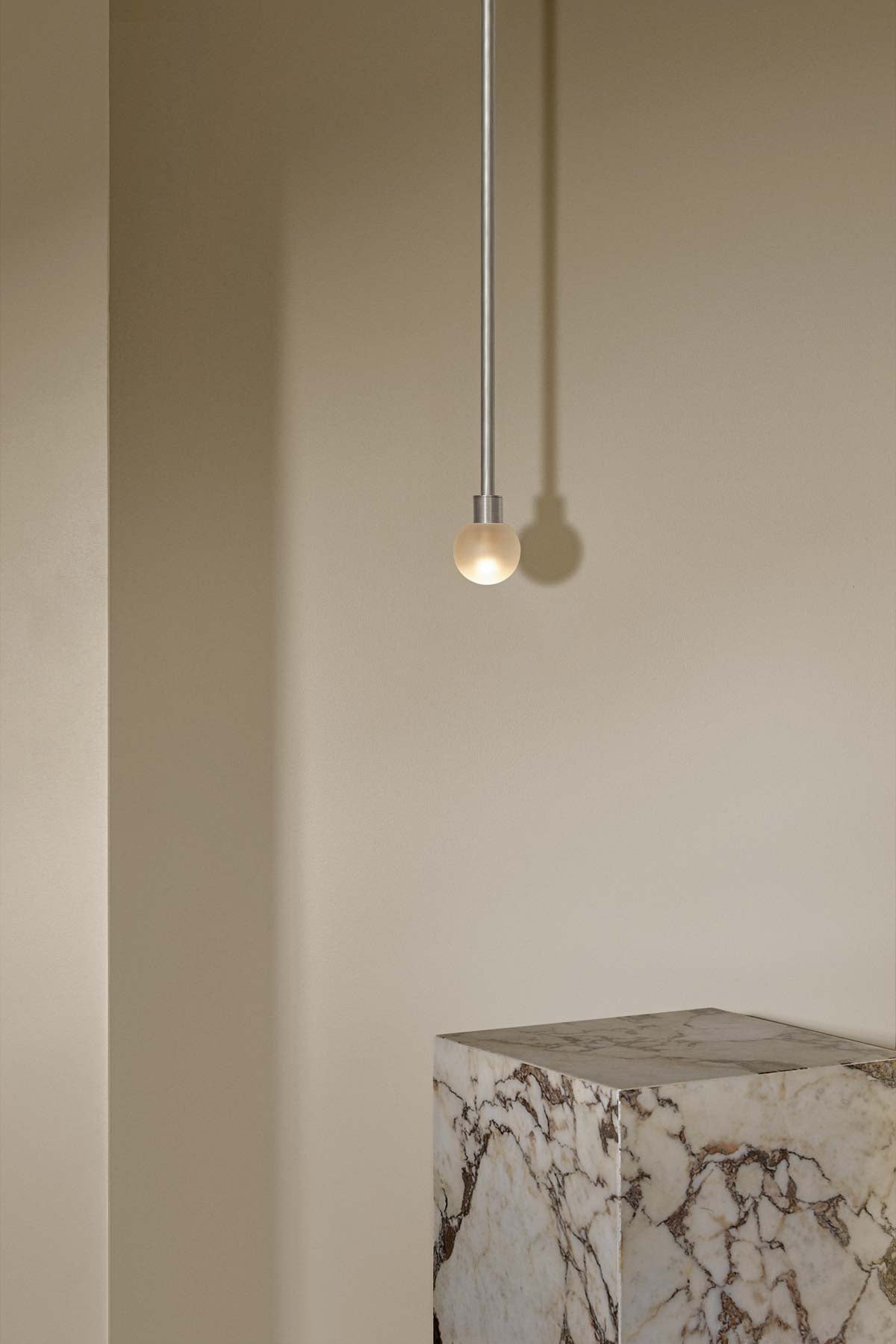 Orb Pendant Light · Solid Rod · Mini