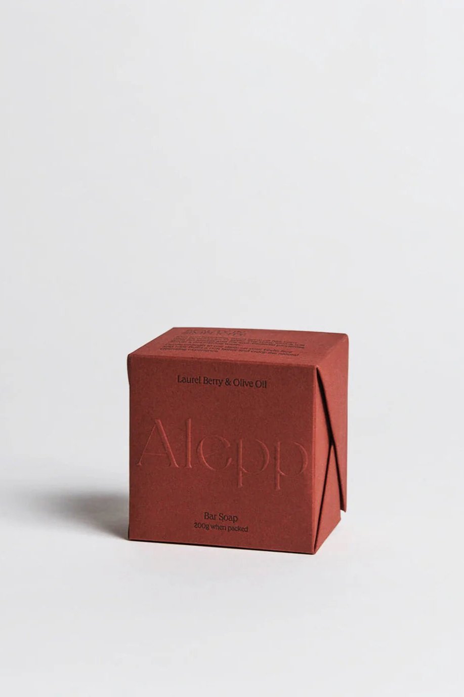 Alepp Wrapped Soap, Laurel Berry & Olive Oil - Marz DesignsAlepp