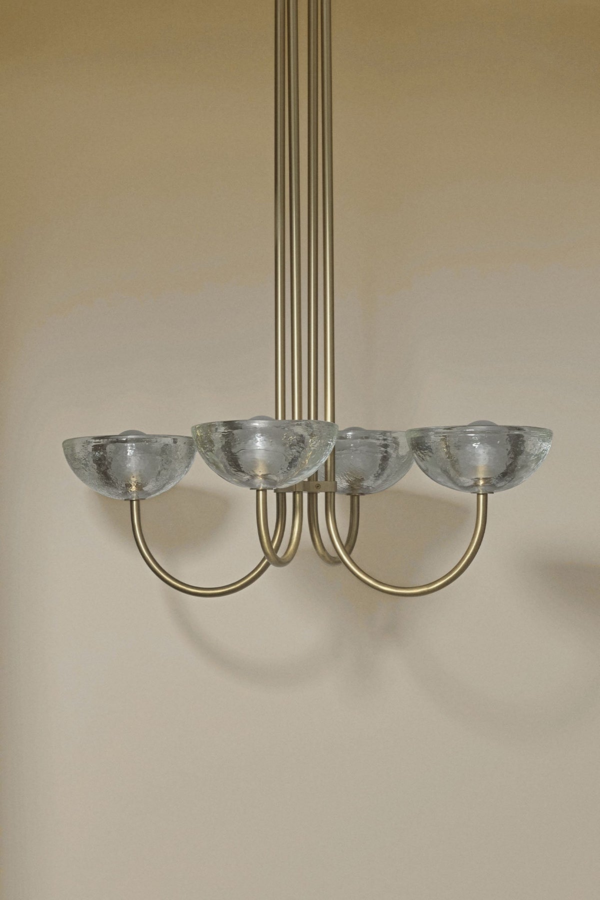 Aurelia Chandelier, Narrow Pendant Light, Cast Glass - Marz Designs - Marz Designs - Aurelia Chandelier, Narrow Pendant Light, Cast Glass