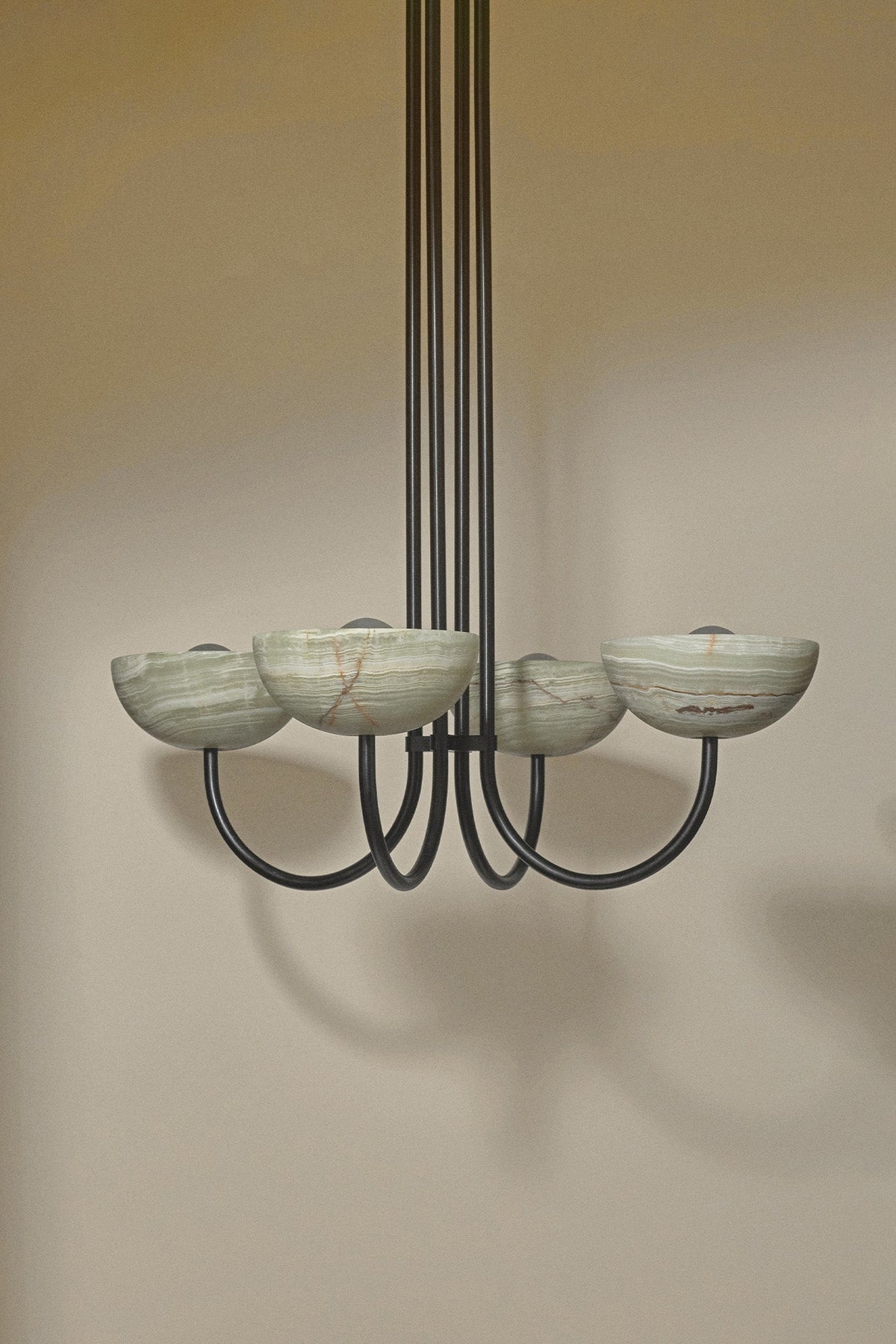 Aurelia Chandelier, Quad Pendant Light, Stone - Marz Designs - Marz Designs - Aurelia Chandelier, Quad Pendant Light, Stone