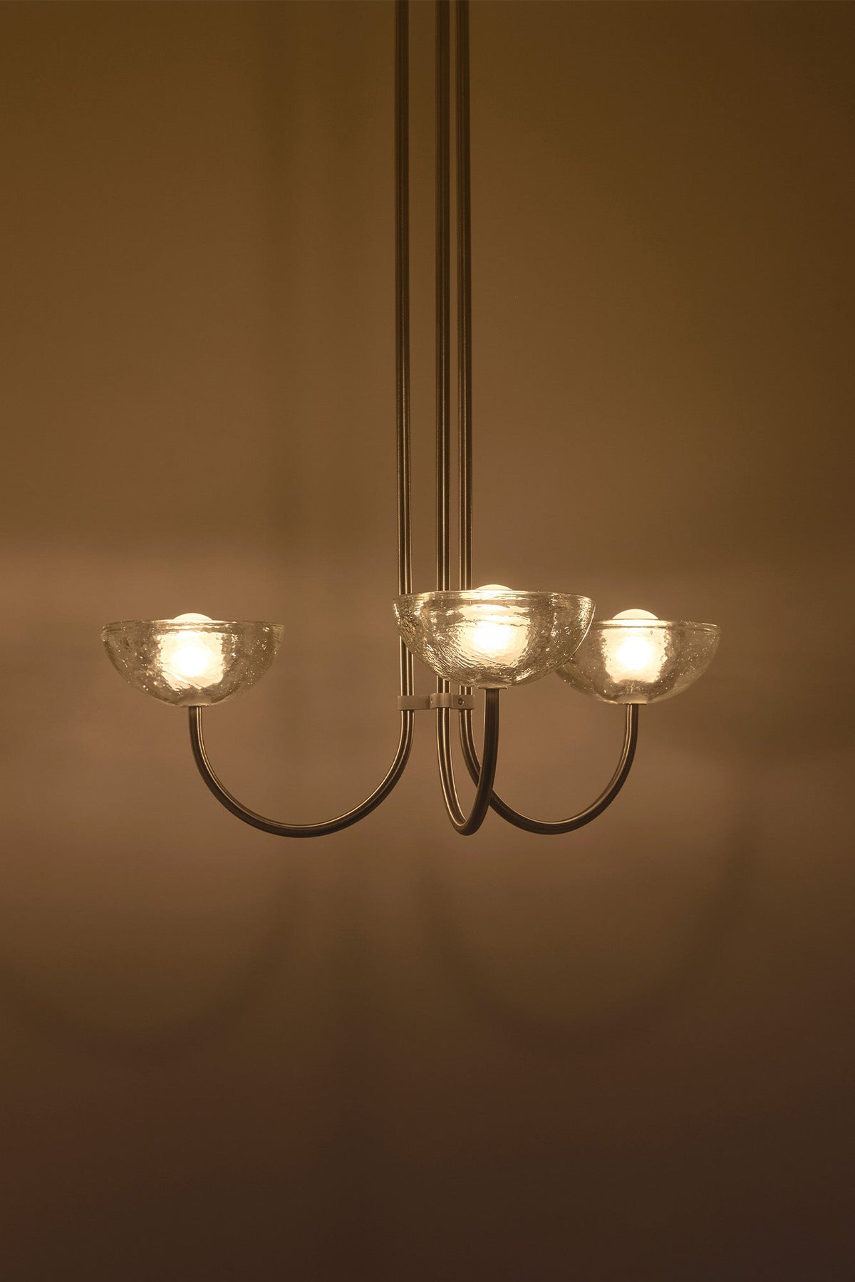 Aurelia Chandelier, Triple Pendant Light, Cast Glass - Marz Designs - Marz Designs - :lightonpdp
