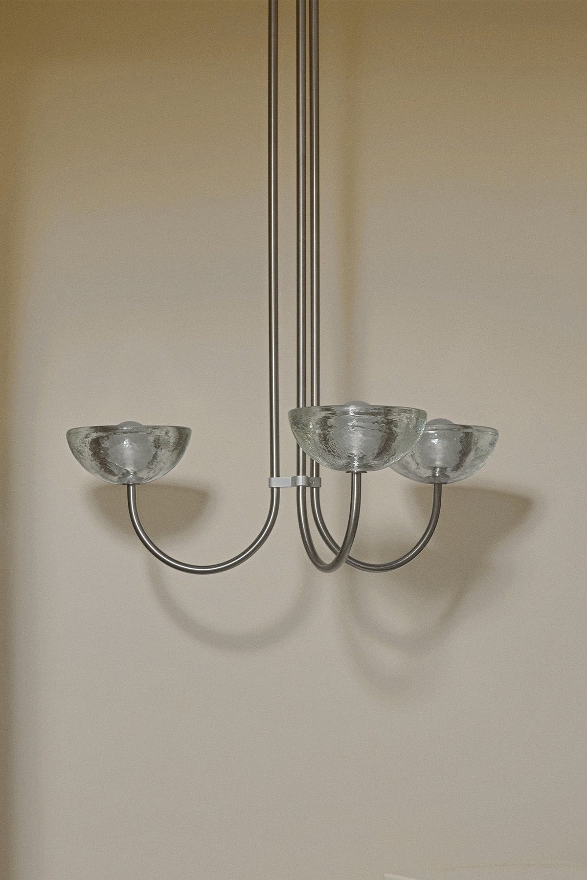 Aurelia Chandelier, Triple Pendant Light, Cast Glass - Marz Designs - Marz Designs - Aurelia Chandelier, Triple Pendant Light, Cast Glass