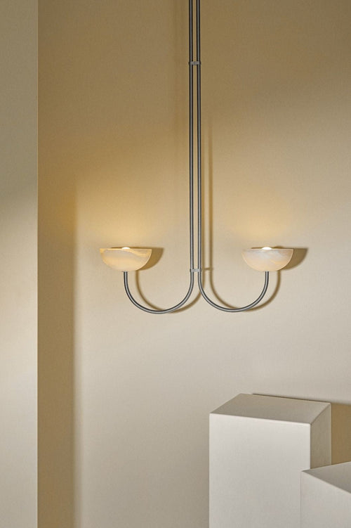 Aurelia Double Pendant, Stone