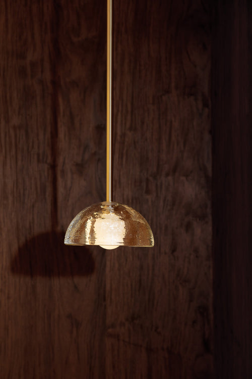 Aurelia Pendant Light, Cast Glass