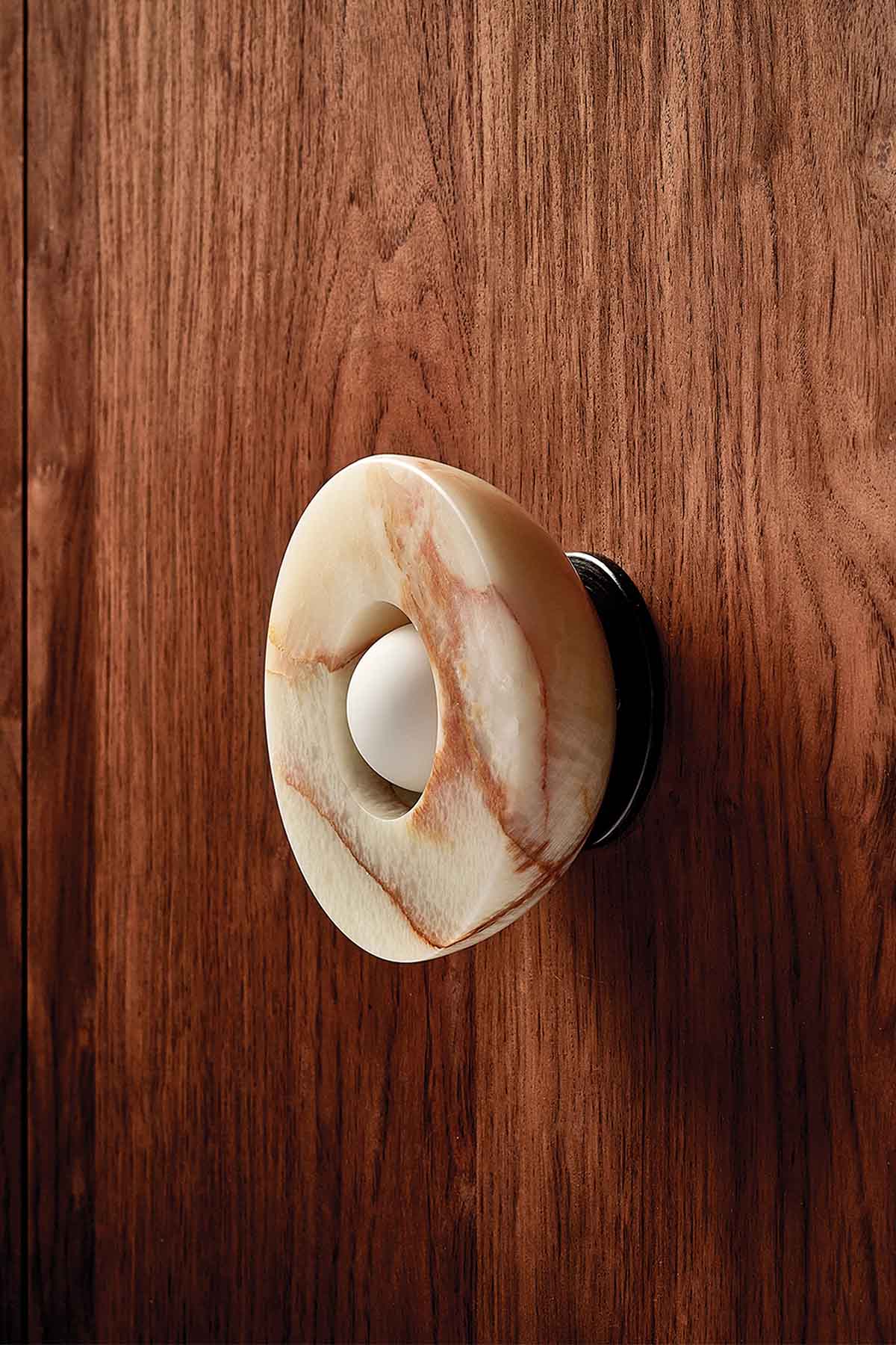 Aurelia Surface Sconce, Stone - Marz DesignsMarz Designs