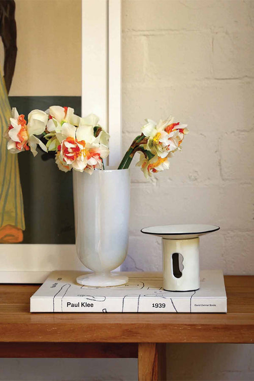 Black Blaze - Lumière Oil Burner in Ivory
