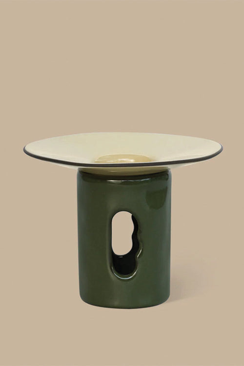 Black Blaze - Lumière Oil Burner in Olive