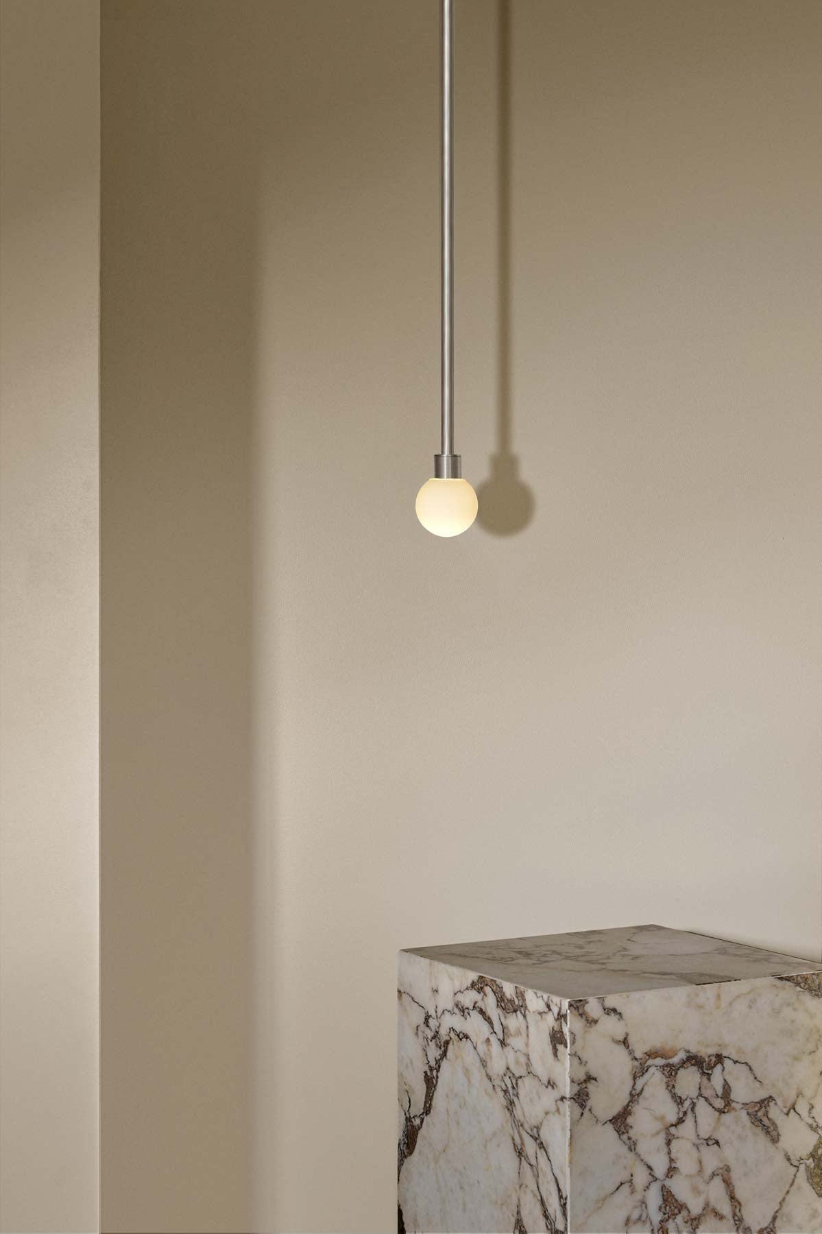 Orb Pendant Light · Solid Rod · Mini