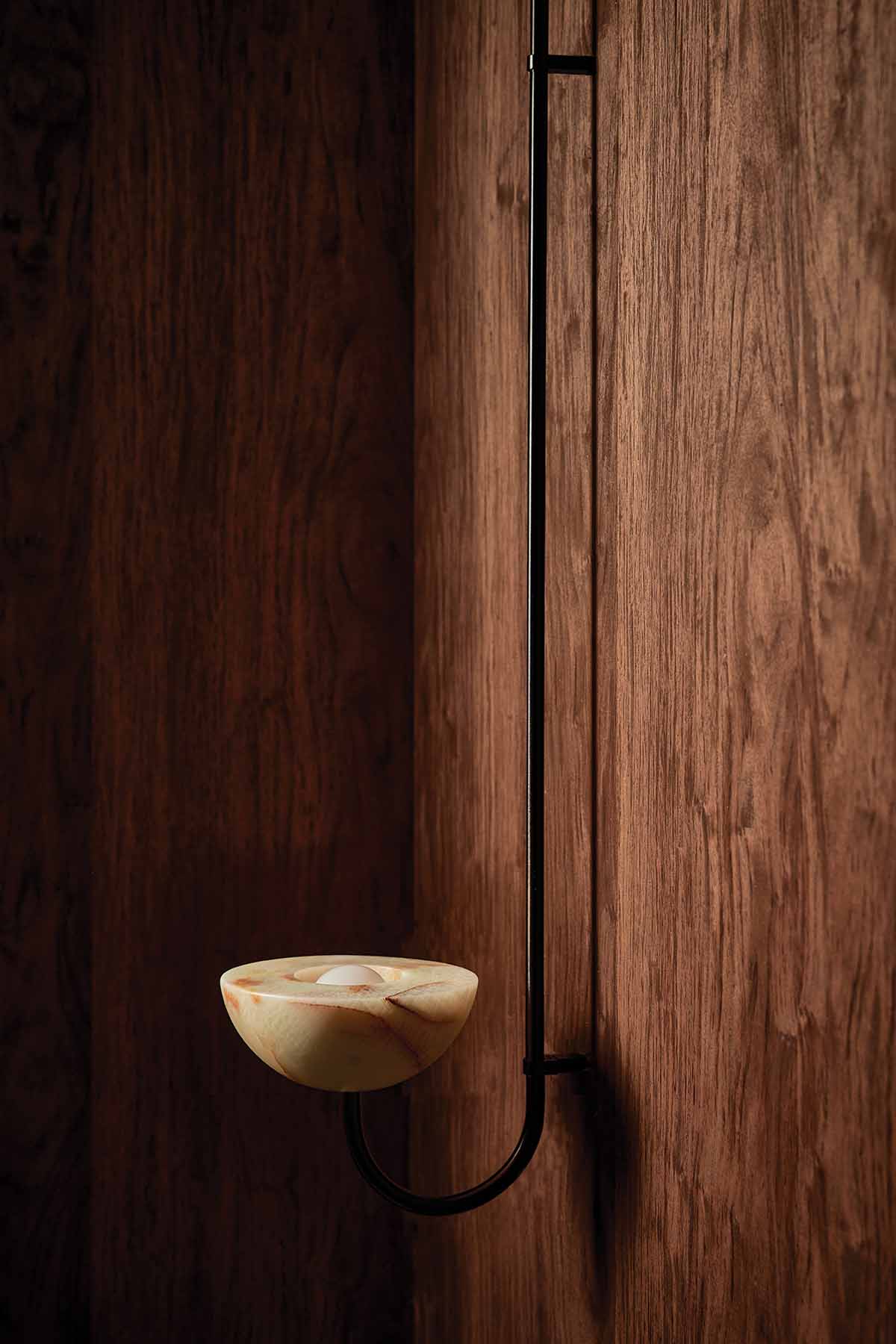 Aurelia Wall Light, Stone