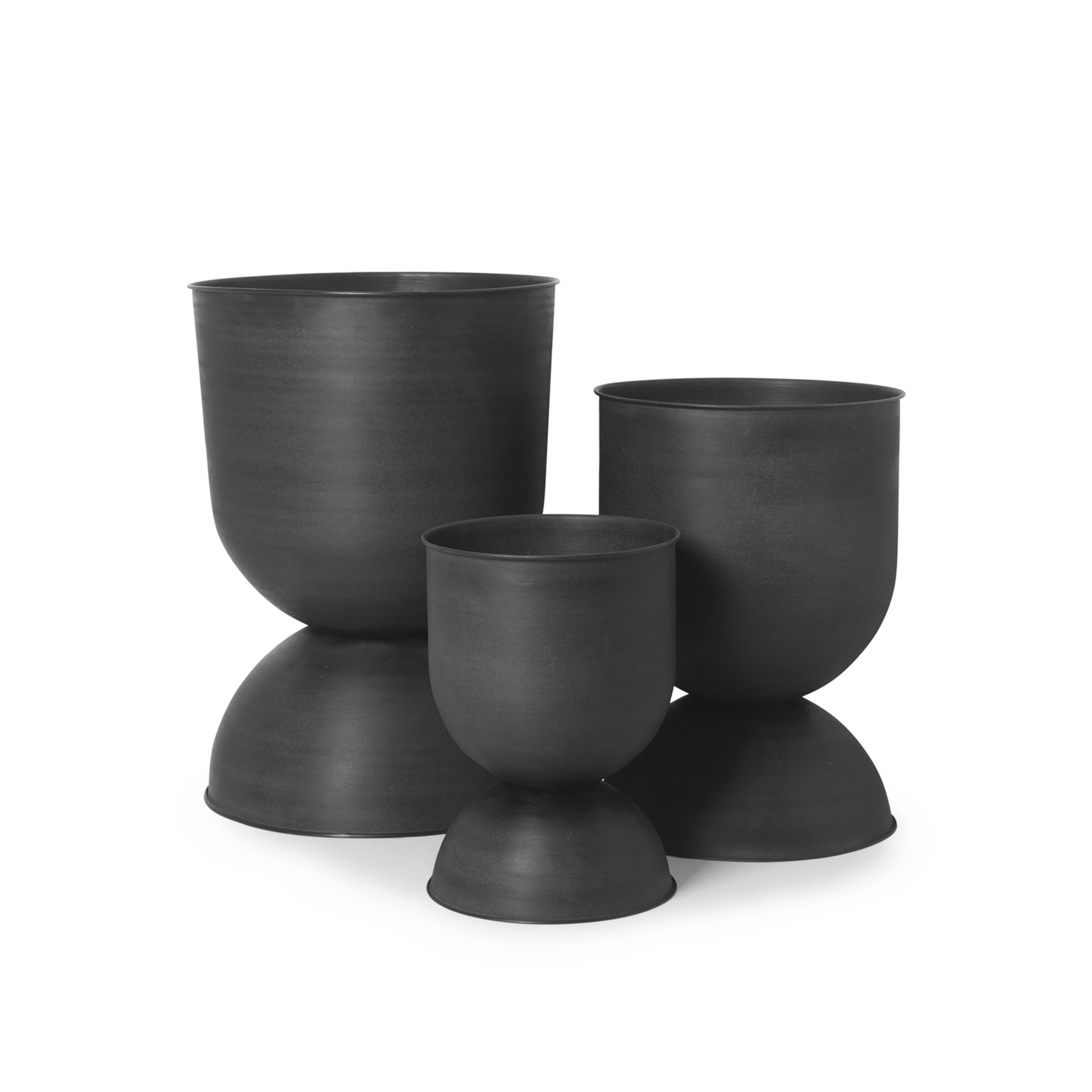 Ferm Hourglass Pot - Medium - Black