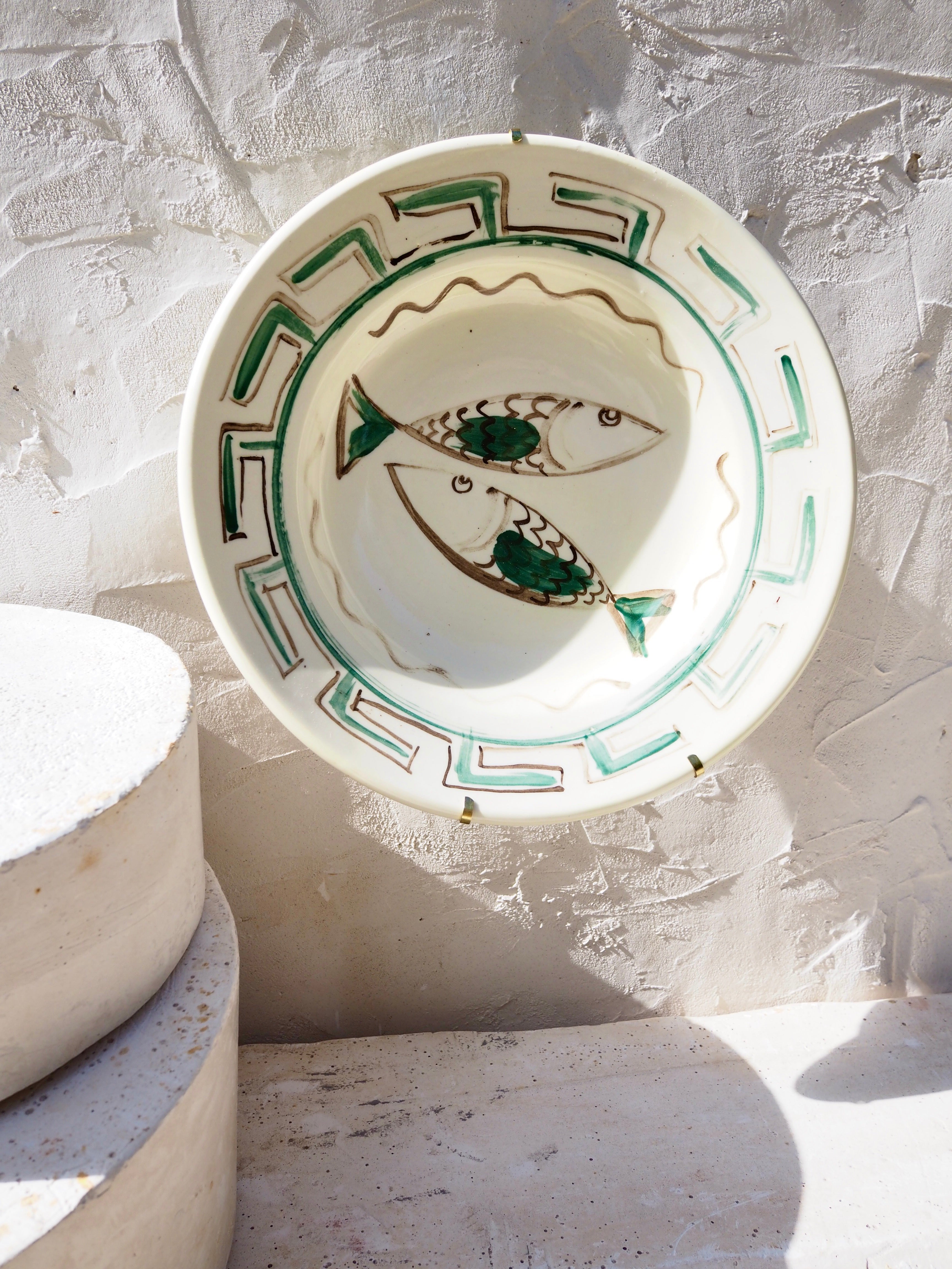 Di Lunedi Sardine Plate - Wheel Thrown Earthenware - Marz DesignsDi Lunedi