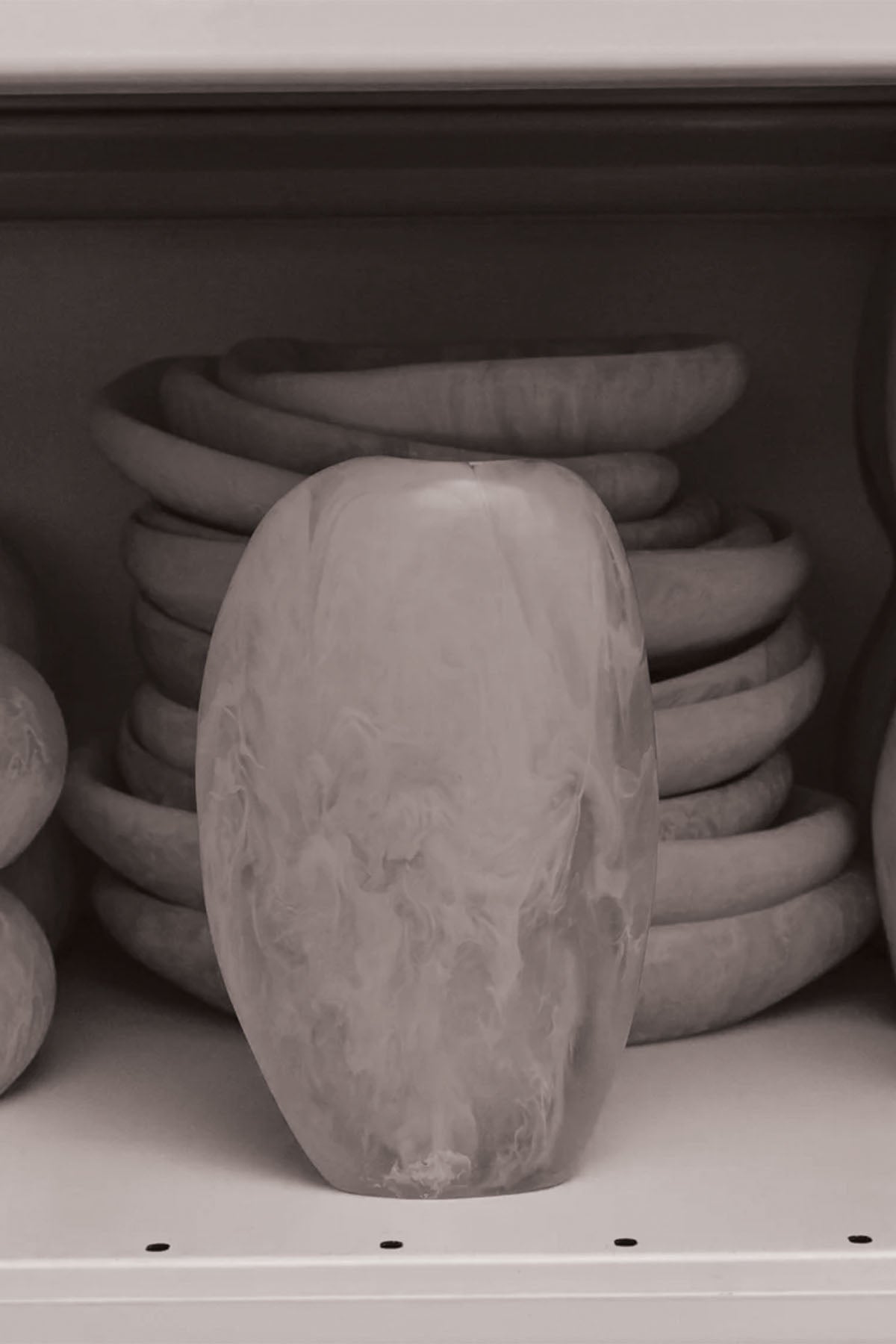 Dinosaur Designs - Bold Skipping Stone Vase - Sandy Pearl - Marz DesignsDinosaur designs