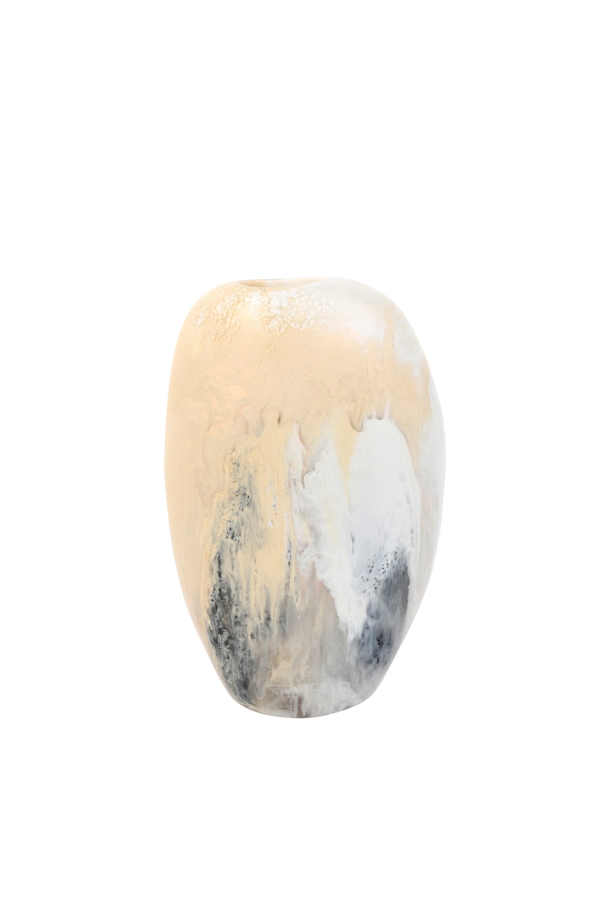 Dinosaur Designs - Bold Skipping Stone Vase - Sandy Pearl - Marz Designs - Dinosaur designs - Dinosaur Designs - Bold Skipping Stone Vase - Sandy Pearl