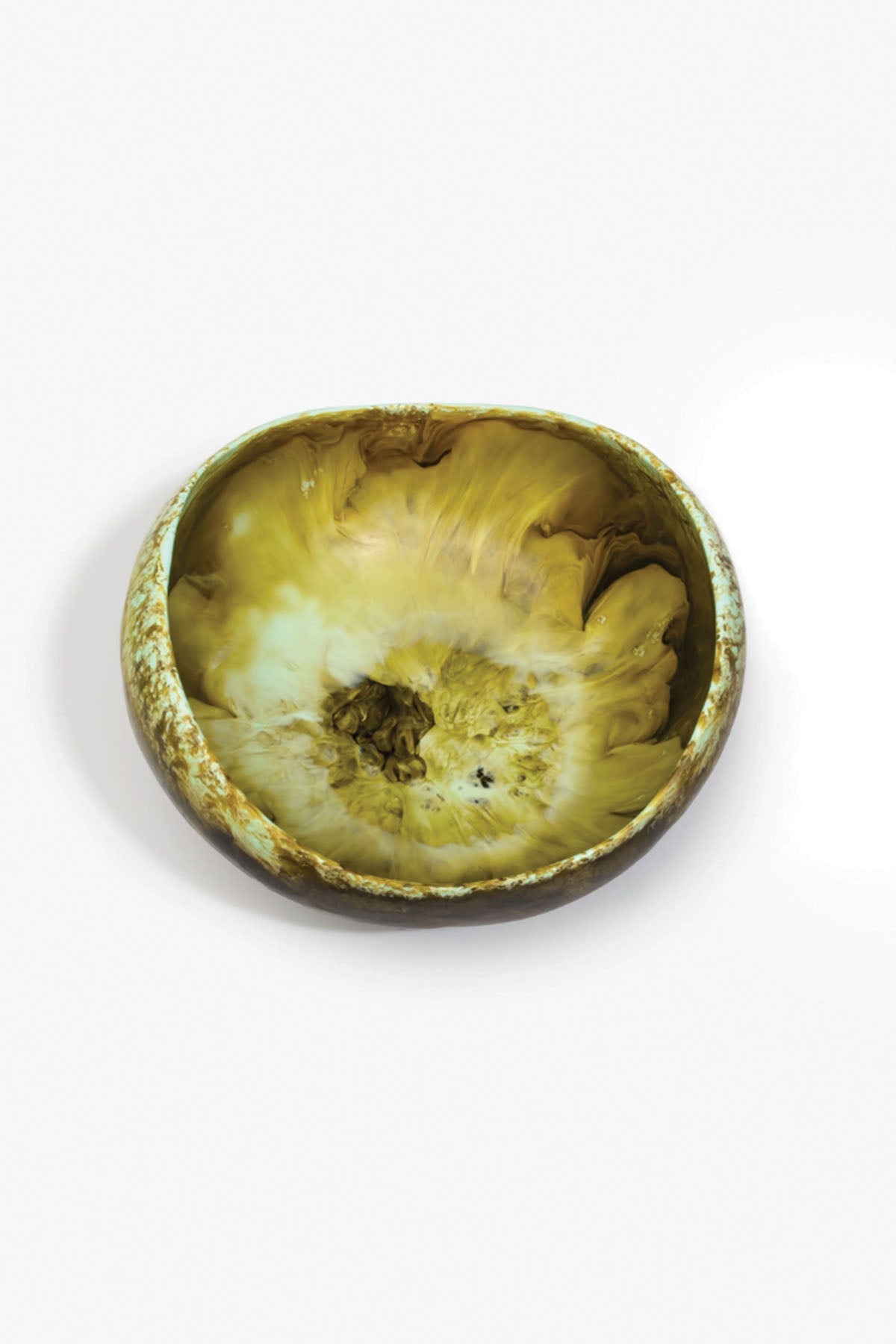 Dinosaur Designs Large Beetle Bowl - Malachite - Marz DesignsDinosaur designs