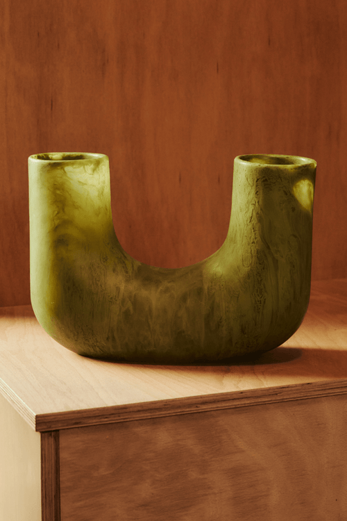 Dinosaur Designs Large Branch Vase - Olive