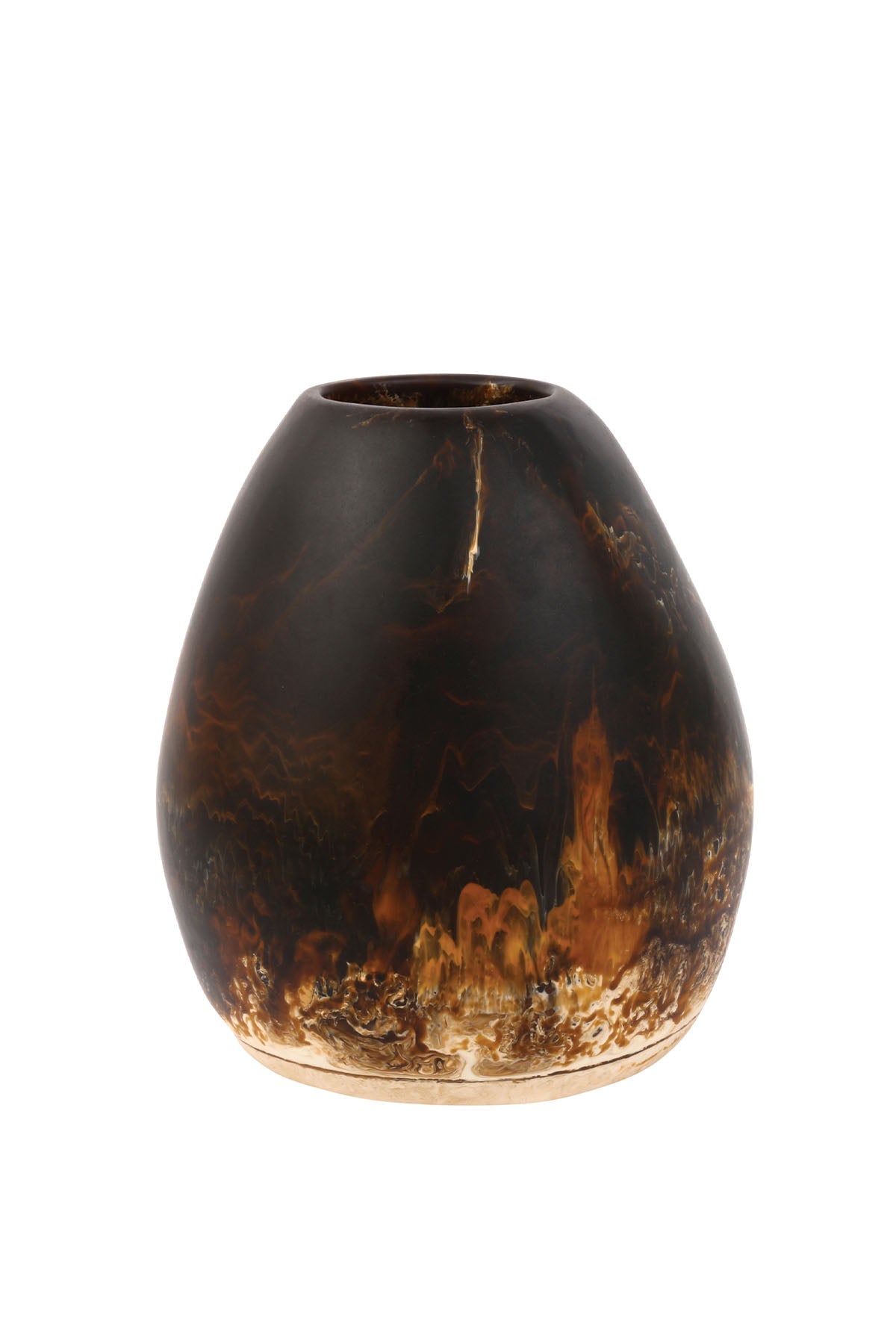 Dinosaur Designs Large Stone Vase - Dark Horn - Marz DesignsDinosaur designs