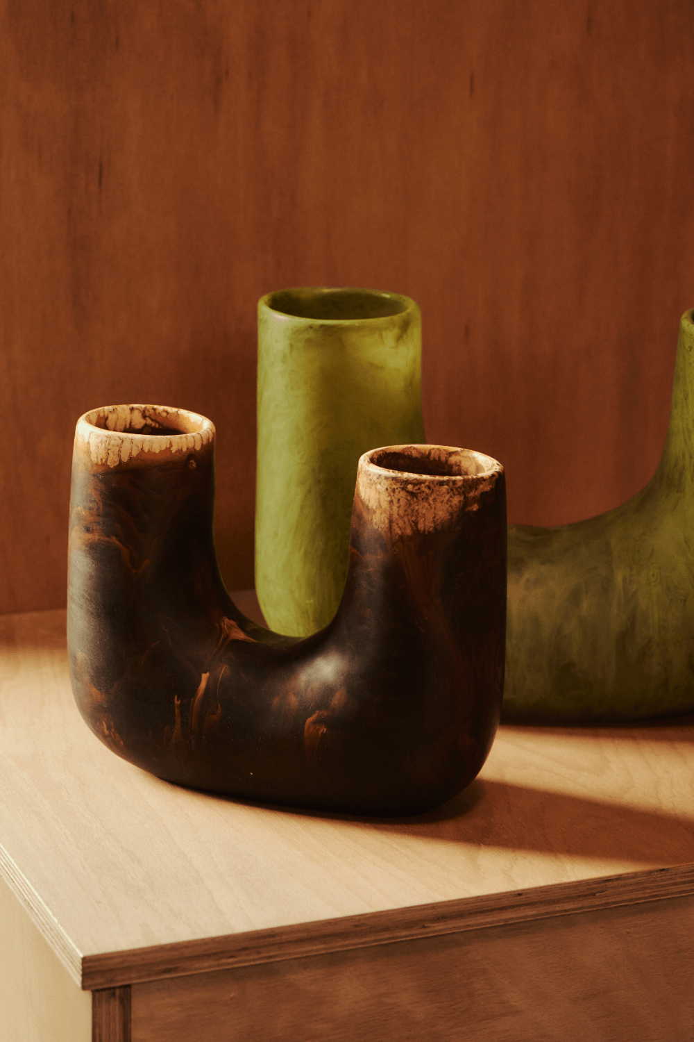 Dinosaur Designs Medium Branch Vase - Dark Horn - Marz Designs - Dinosaur designs - Dinosaur Designs Medium Branch Vase - Dark Horn