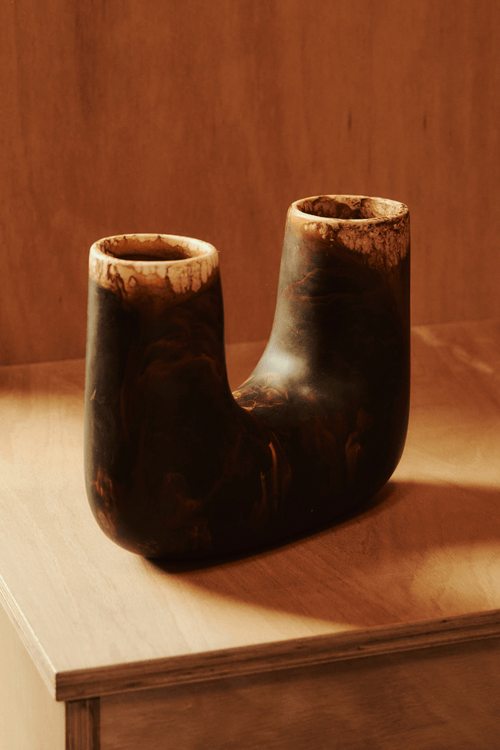 Dinosaur Designs Medium Branch Vase - Dark Horn