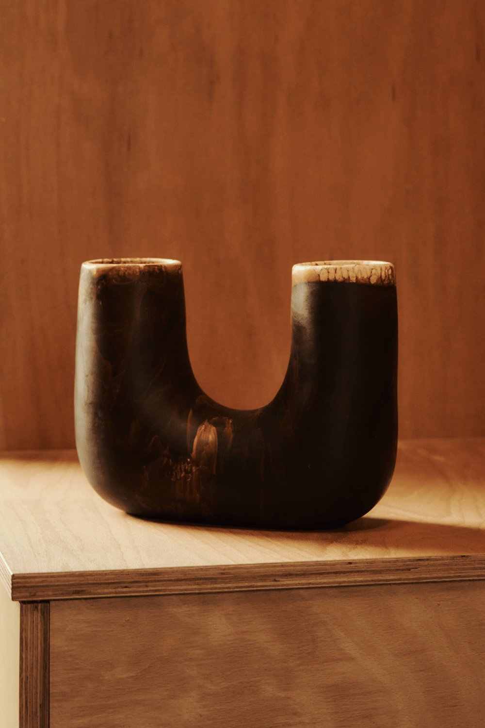 Dinosaur Designs Medium Branch Vase - Dark Horn - Marz Designs - Dinosaur designs - Dinosaur Designs Medium Branch Vase - Dark Horn