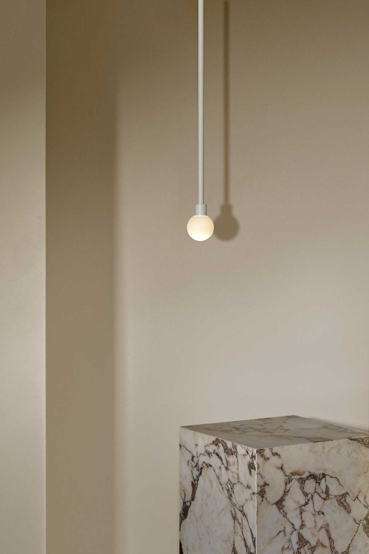 Orb Pendant Light · Solid Rod · Mini