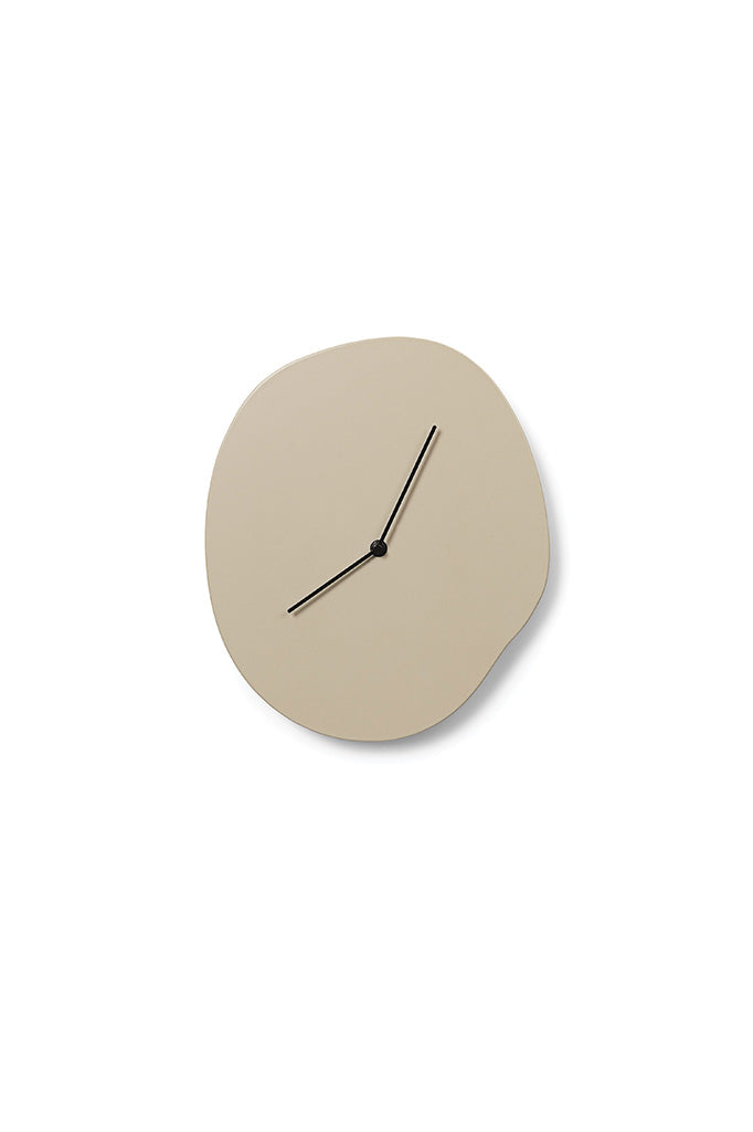 Ferm Living Melt Wall Clock - Cashmere