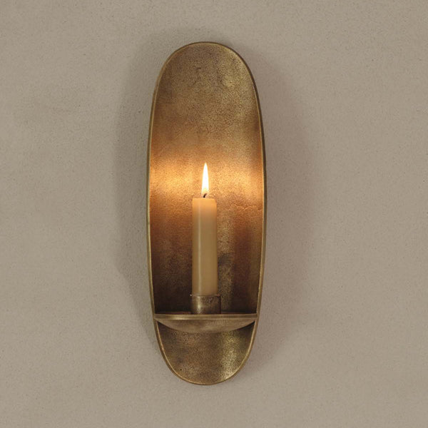 Ferm Living Agape Wall Candle Holder - Brass