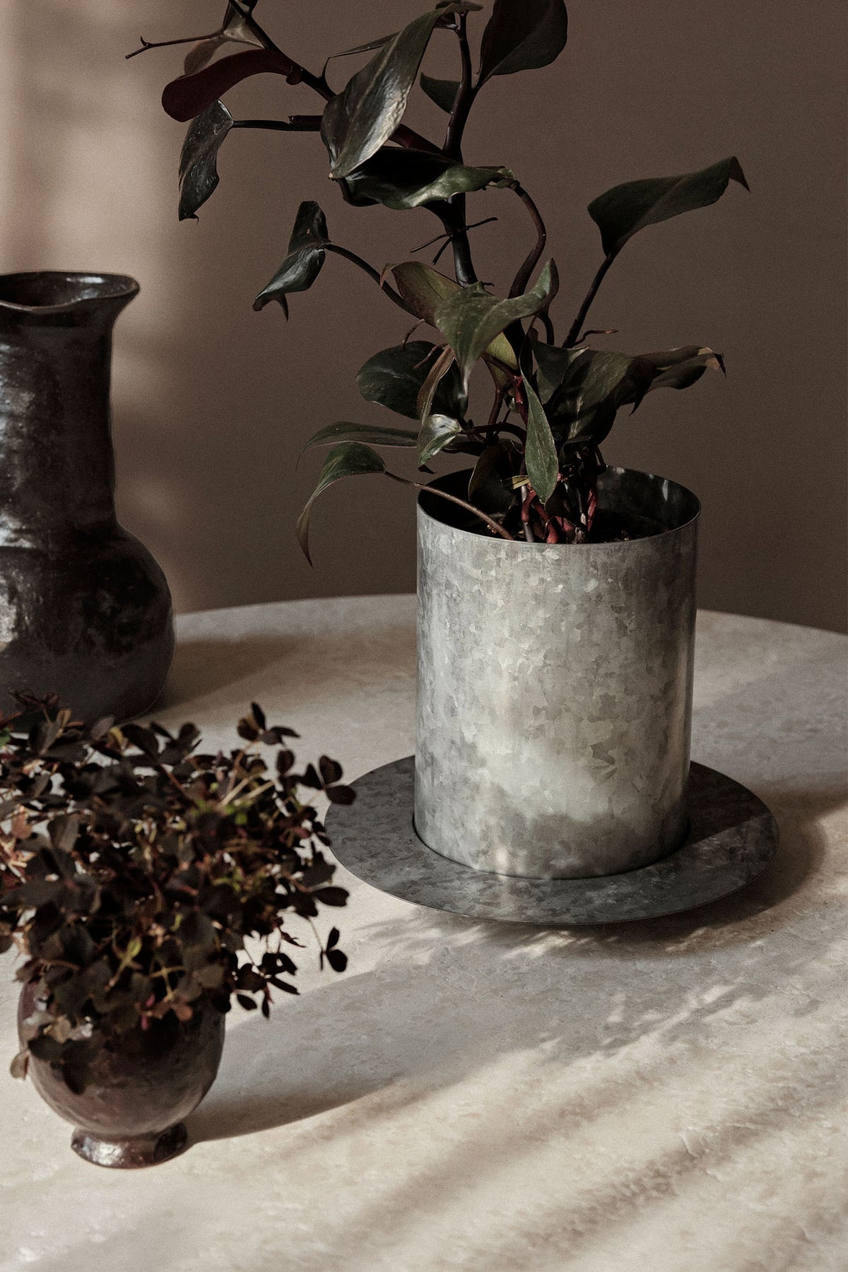 Ferm Living · Auran Pot · Galvanised Iron - Marz Designs - Ferm Living - Ferm Living · Auran Pot · Galvanised Iron