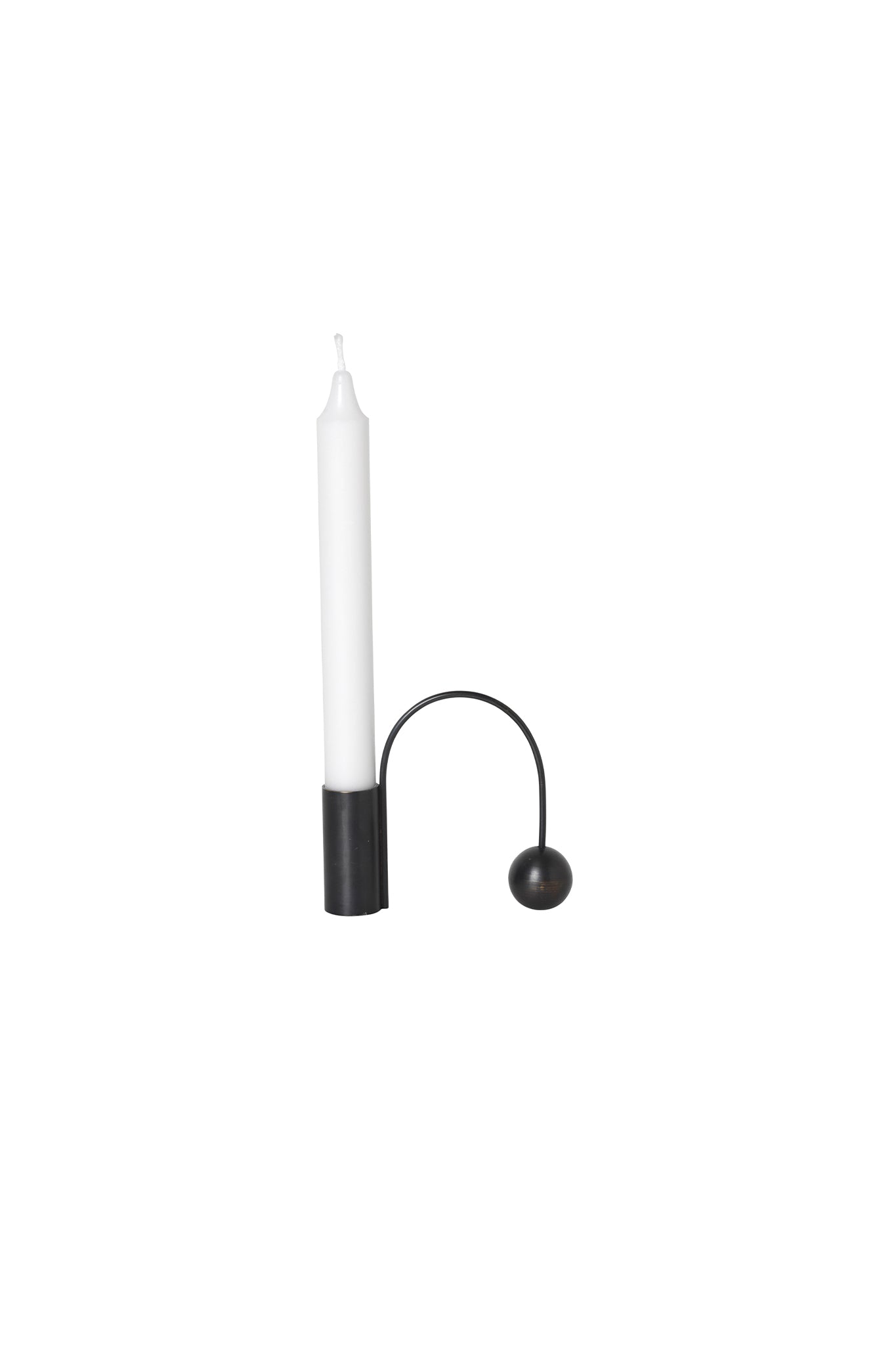 Ferm Living Balance Candle Holder_Black Brass - Marz DesignsFerm Living