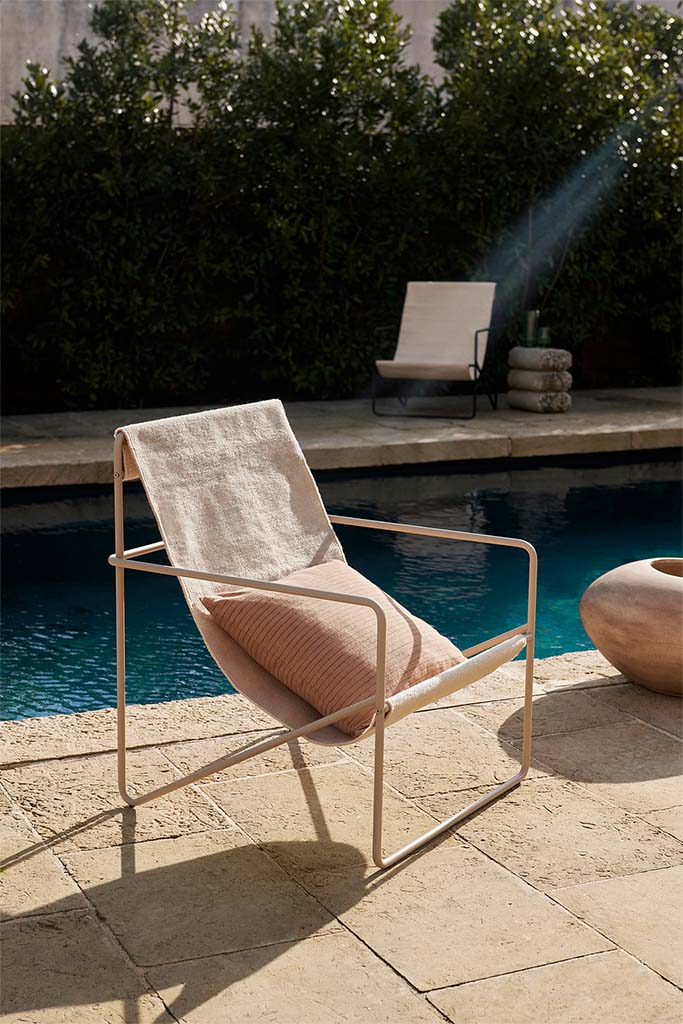 Ferm Living Desert Lounge Chair - Cashmere Cloud - Marz Designs - Ferm Living - Ferm Living Desert Lounge Chair - Cashmere Cloud