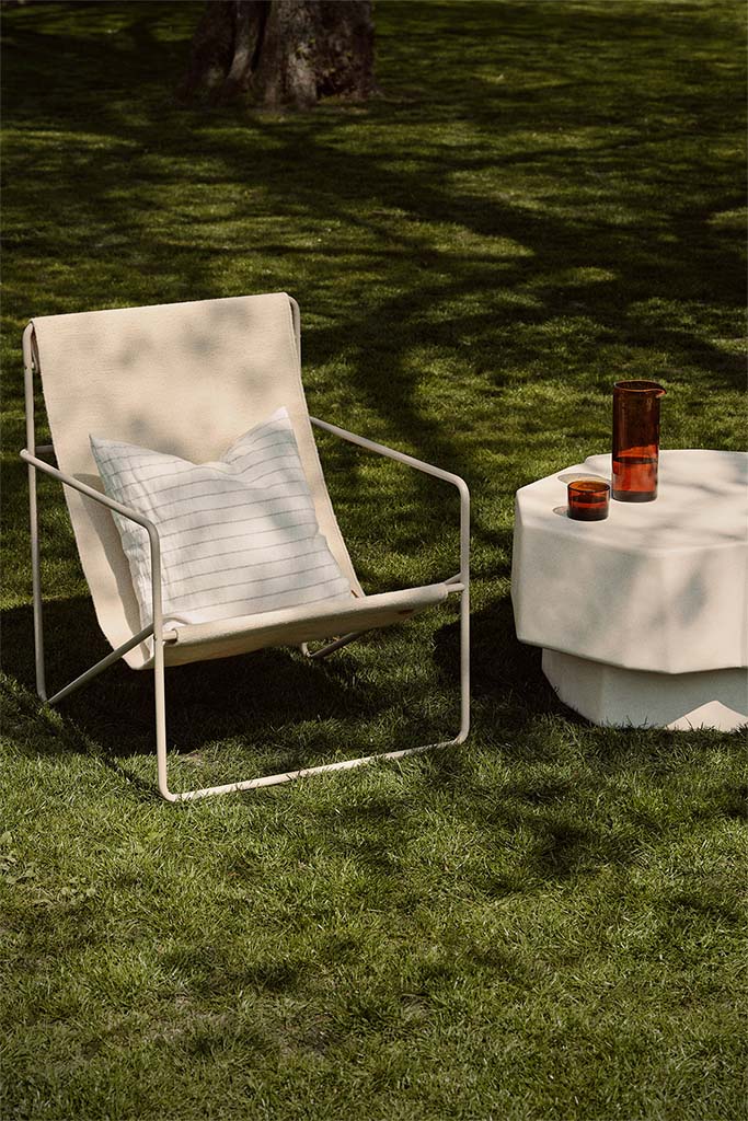 Ferm Living Desert Lounge Chair - Cashmere Cloud - Marz Designs - Ferm Living - Ferm Living Desert Lounge Chair - Cashmere Cloud