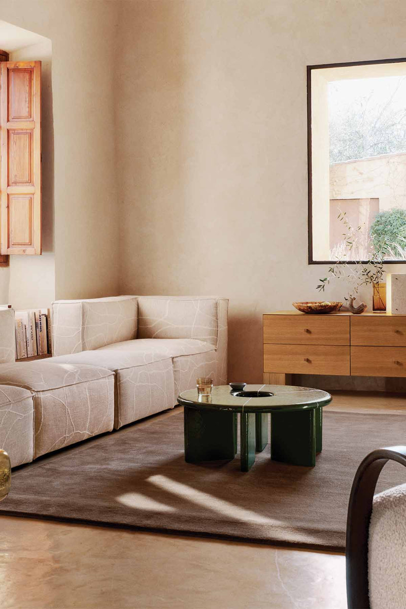 Ferm Living Deya Coffee Table - Dia 80 - Dark Green - Marz Designs - Ferm Living - Ferm Living Deya Coffee Table - Dia 80 - Dark Green