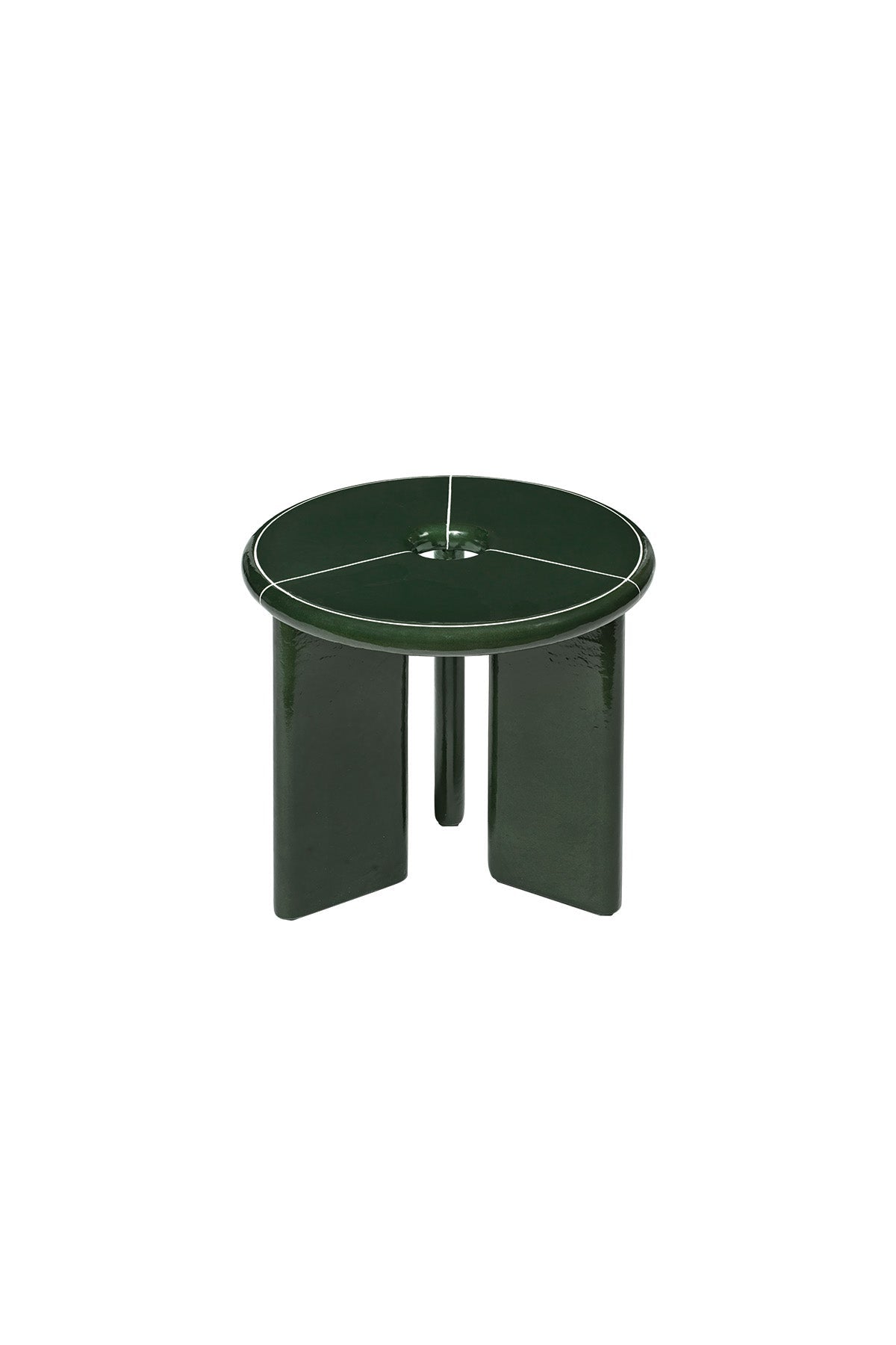 Ferm Living Deya Side Table - Dia 47 - Dark Green - Marz Designs - Ferm Living - Ferm Living Deya Side Table - Dia 47 - Dark Green