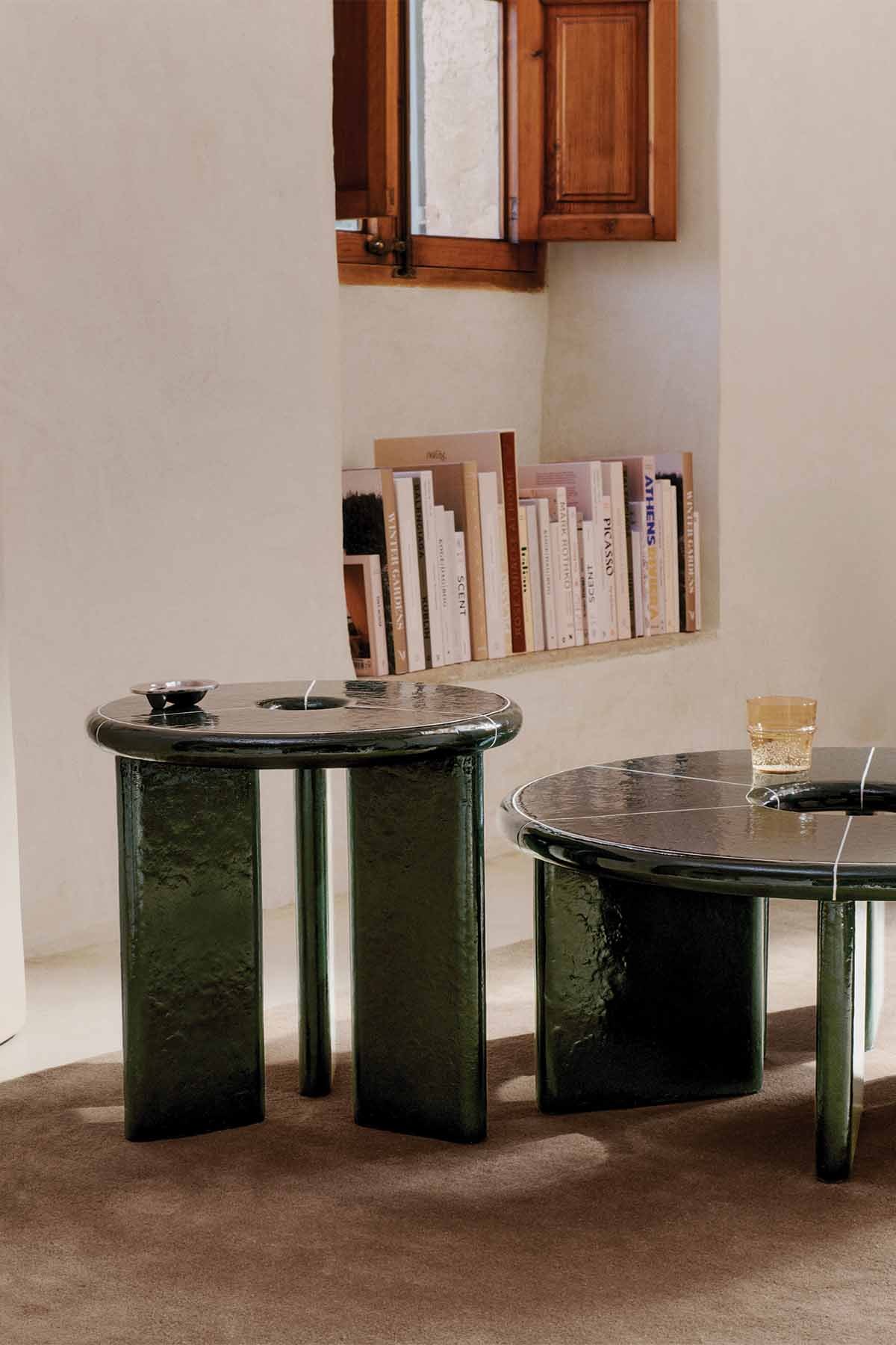 Ferm Living Deya Side Table - Dia 47 - Dark Green - Marz Designs - Ferm Living - Ferm Living Deya Side Table - Dia 47 - Dark Green