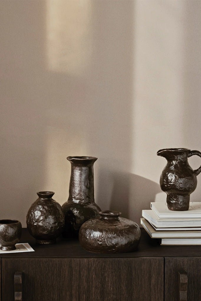 Ferm Living Doro Vase, H27 - Coffee - Marz Designs - Ferm Living - Ferm Living Doro Vase, H27 - Coffee