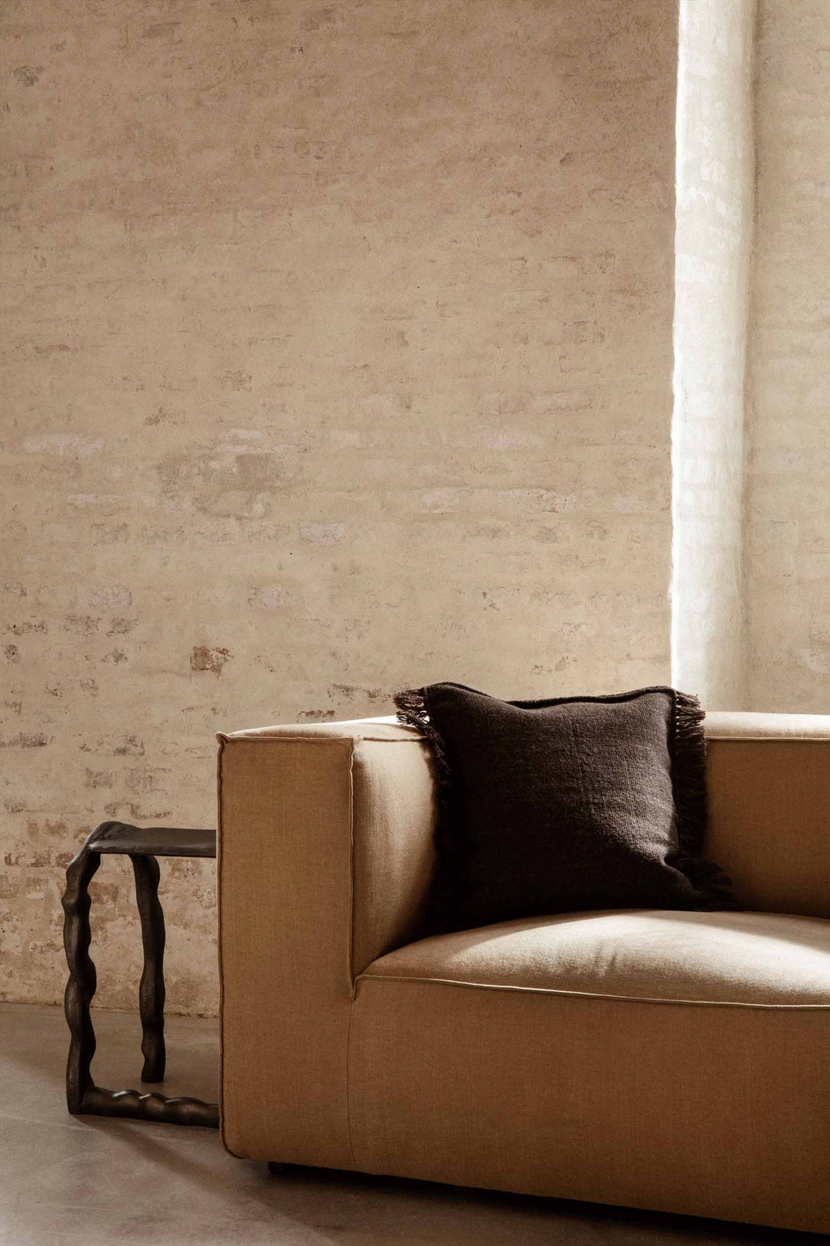 Ferm Living Kelim Fringe Cushion - Marz Designs - Ferm Living - Ferm Living Kelim Fringe Cushion