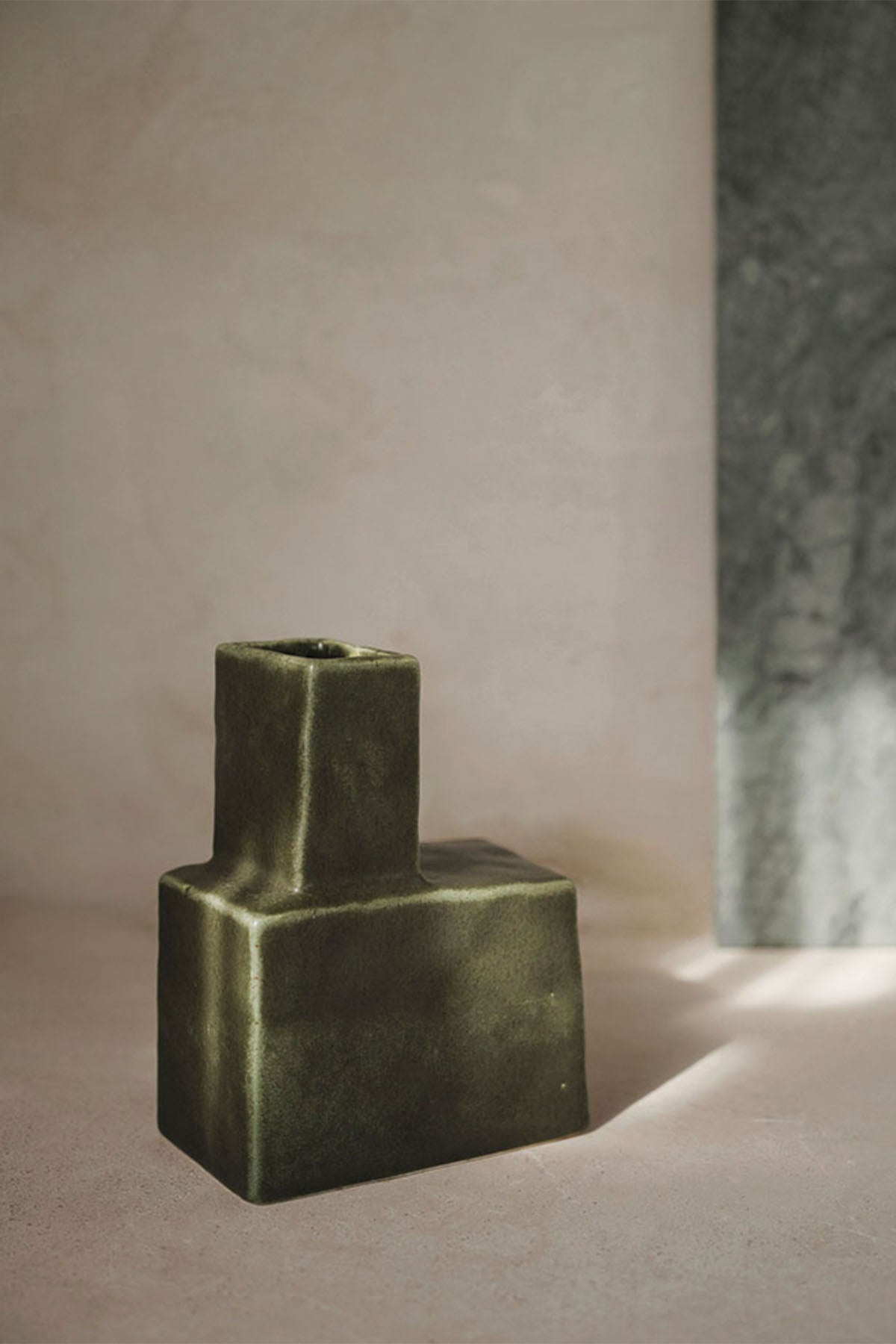 Ferm Living Koa Vase, H20 - Dark Sage - Marz DesignsFerm Living
