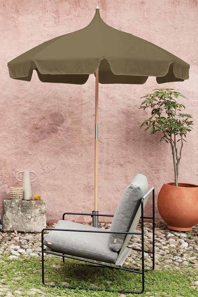 Ferm Living Lull Umbrella - Military Olive - Marz Designs - Ferm Living - Ferm Living Lull Umbrella - Military Olive