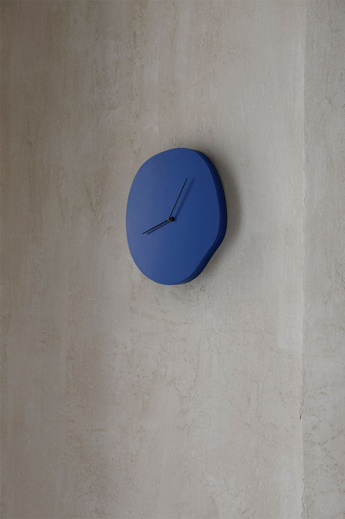 Ferm Living Melt Wall Clock - Blue - Marz Designs - Ferm Living - Ferm Living Melt Wall Clock - Blue