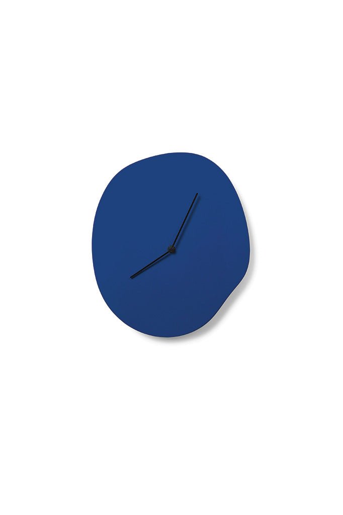 Ferm Living Melt Wall Clock - Blue - Marz Designs - Ferm Living - Ferm Living Melt Wall Clock - Blue